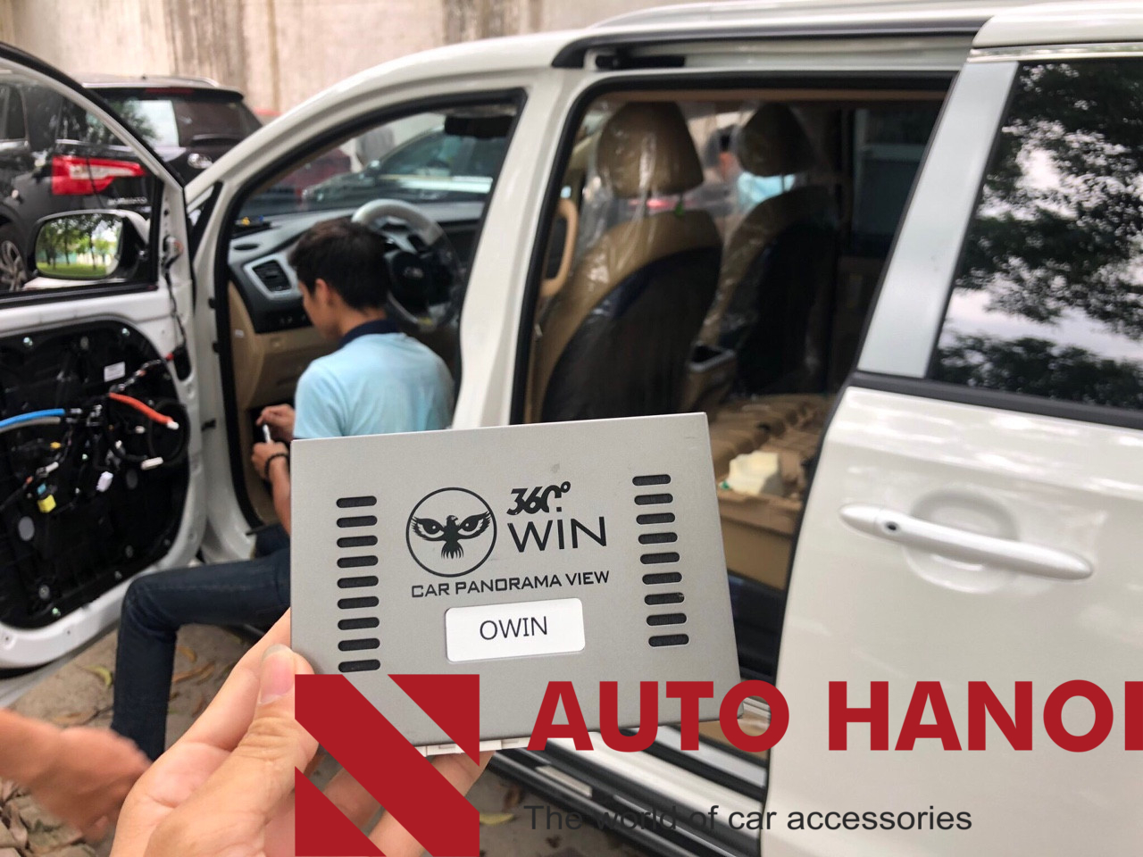 Camera 360 Owin lắp trên xe Kia Sedona - Ảnh 2