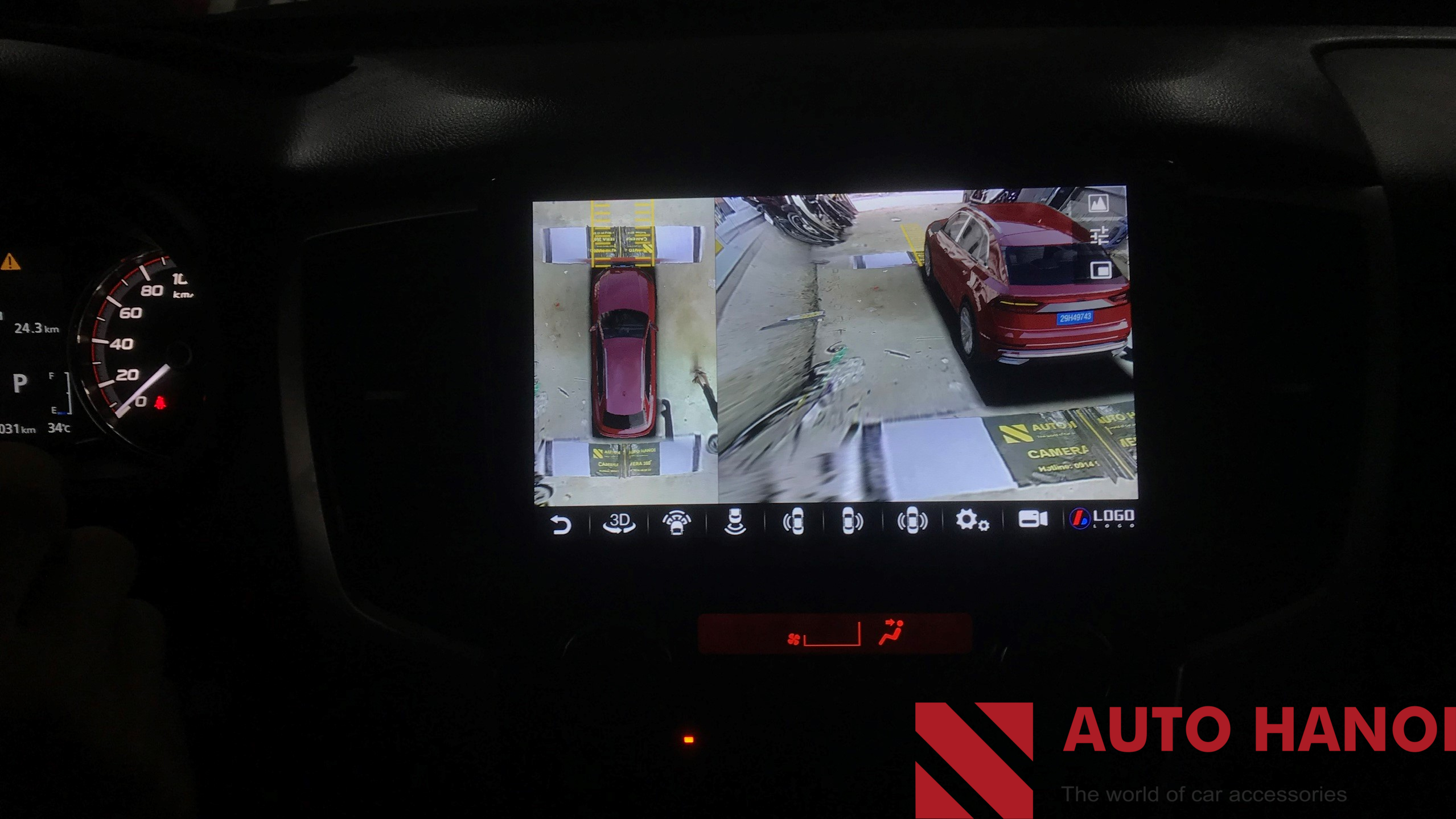 Màn hình Triton liền camera 360 hãng Morca cao cấp 3GBx32GBx8CPU - Ảnh 5