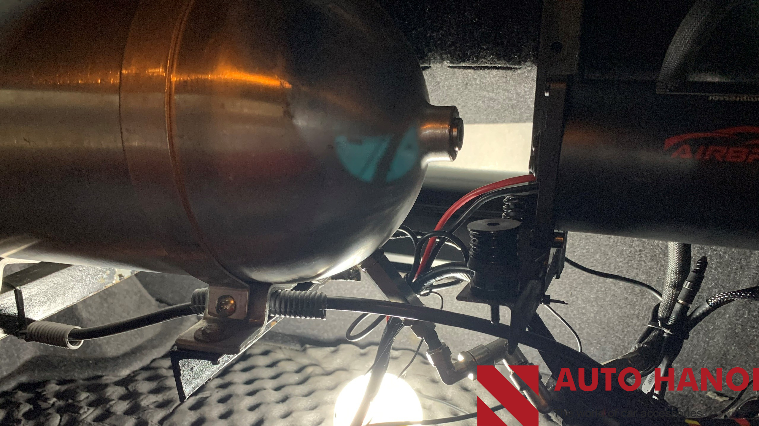 Độ phuộc hơi nâng hạ gầm tăng độ êm cho Camry 2009-2014 hãng AIR BFT Taiwan - Ảnh 4