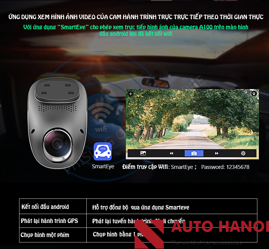 Cam Hành Trình ICAR A100 - Ảnh 7