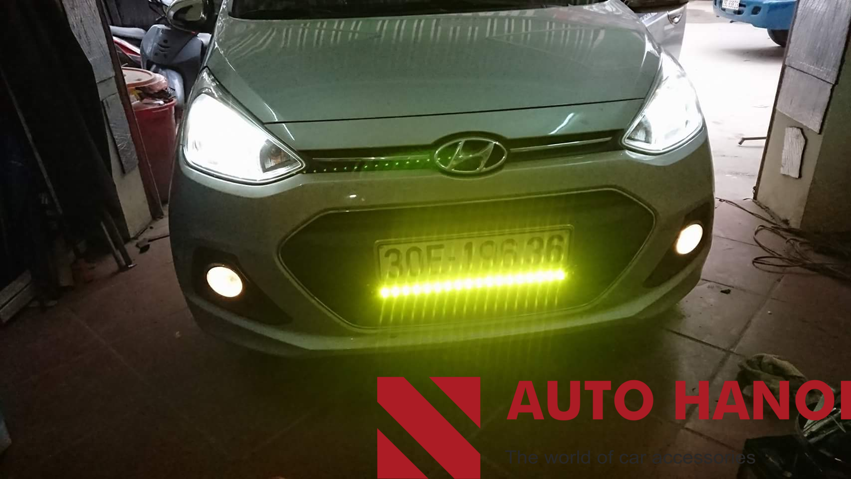 Đèn led bar phá sương xe I10