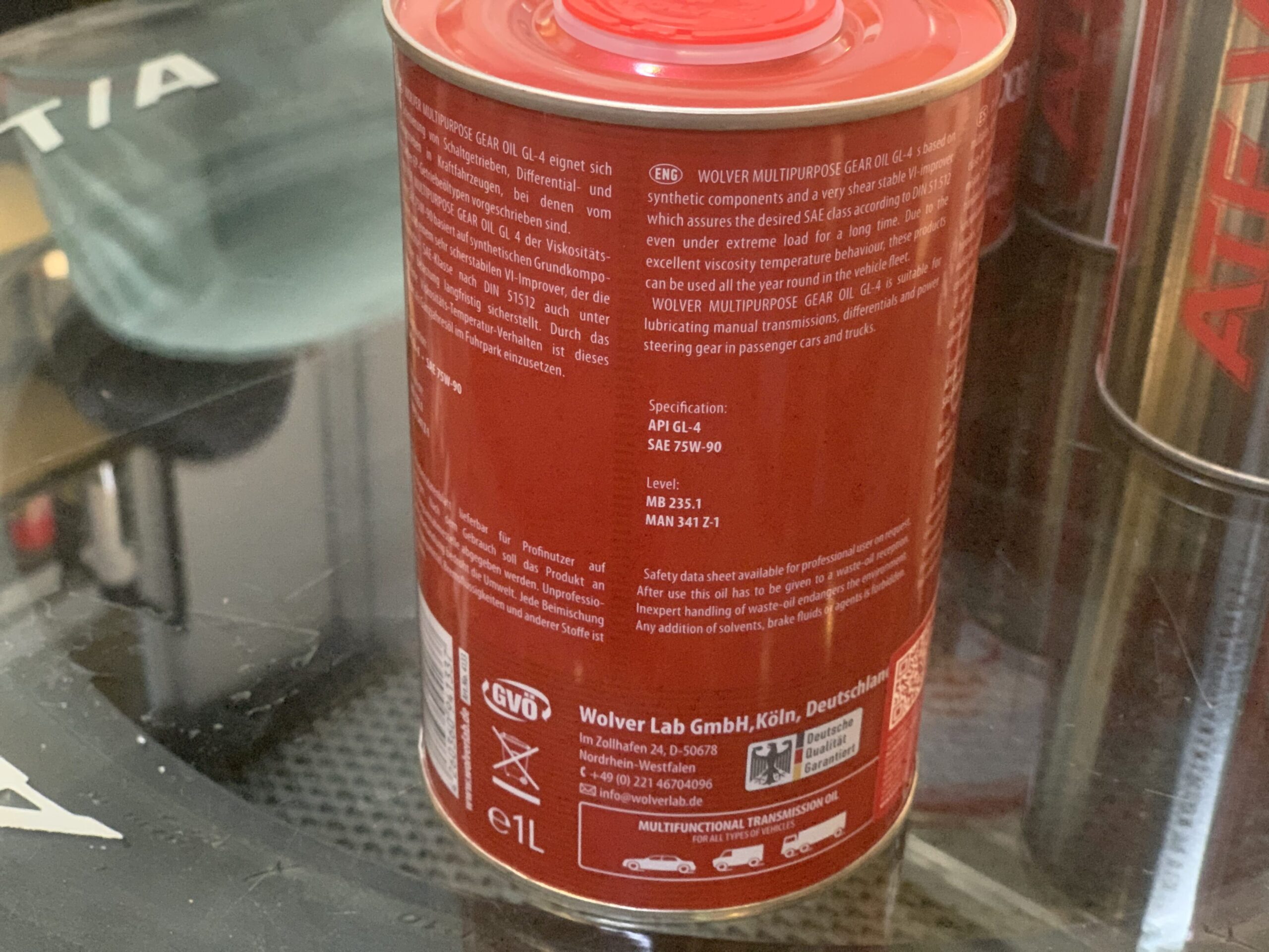 Dầu hộp số tự động Wolver Germany ATF6000 - Ảnh 3