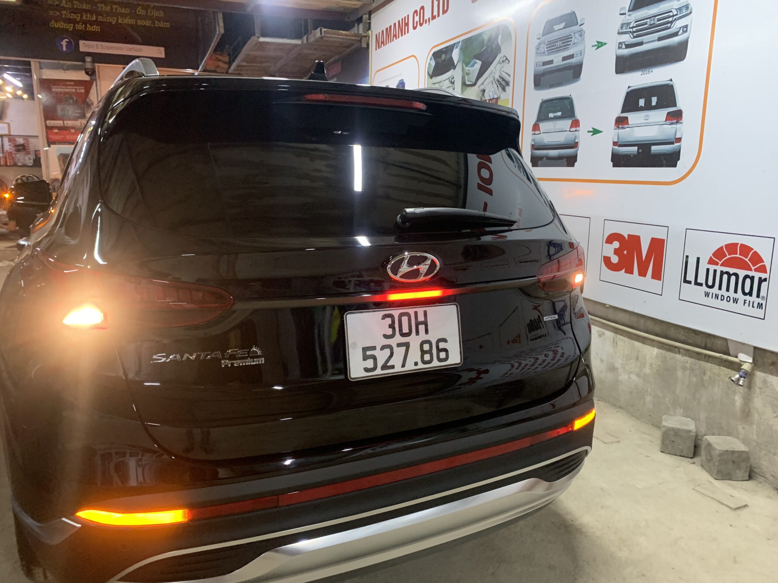 Led cốp cho xe Santafe 2019-2022 - Ảnh 4