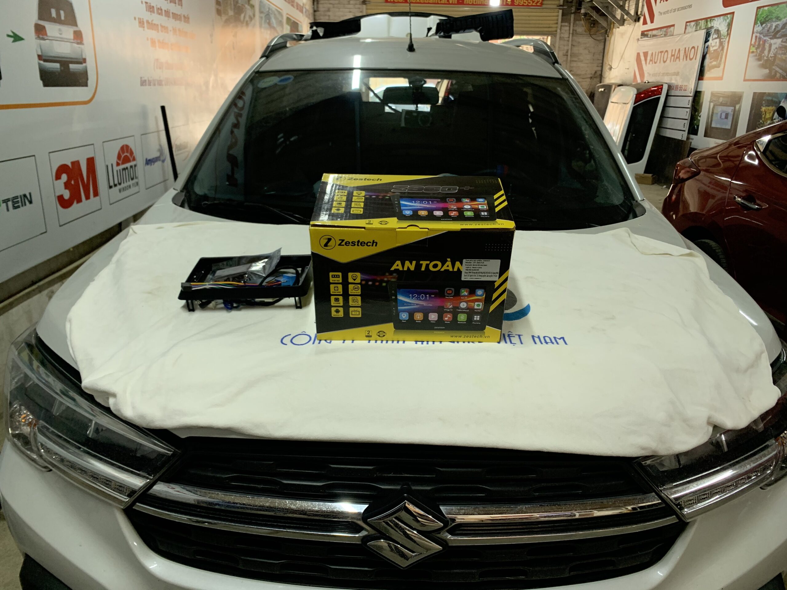 Combo màn hình android Z800 liền camera 360 lắp xe Suzuki XL7