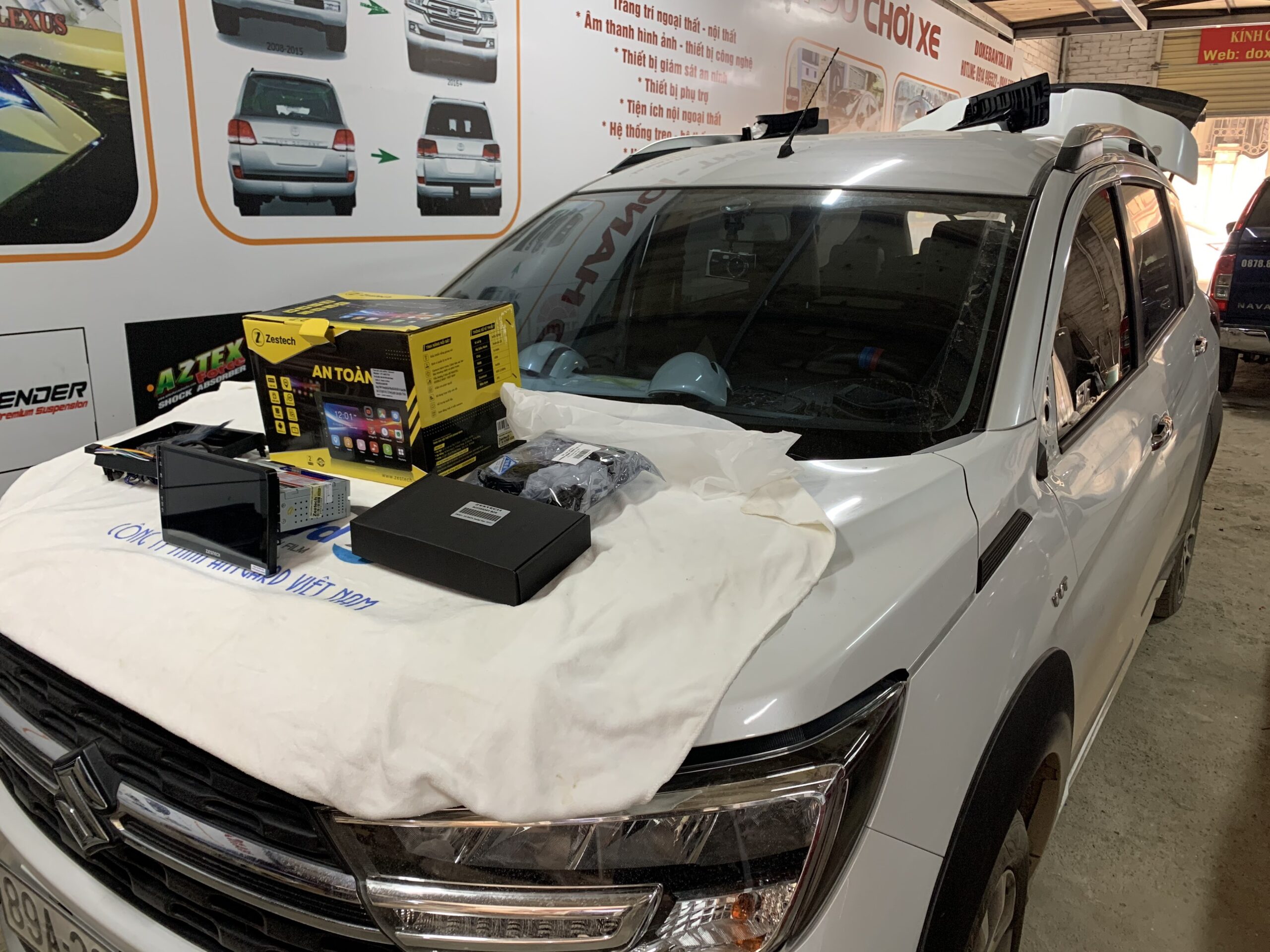 Combo màn hình android Z800 liền camera 360 lắp xe Suzuki XL7 - Ảnh 3