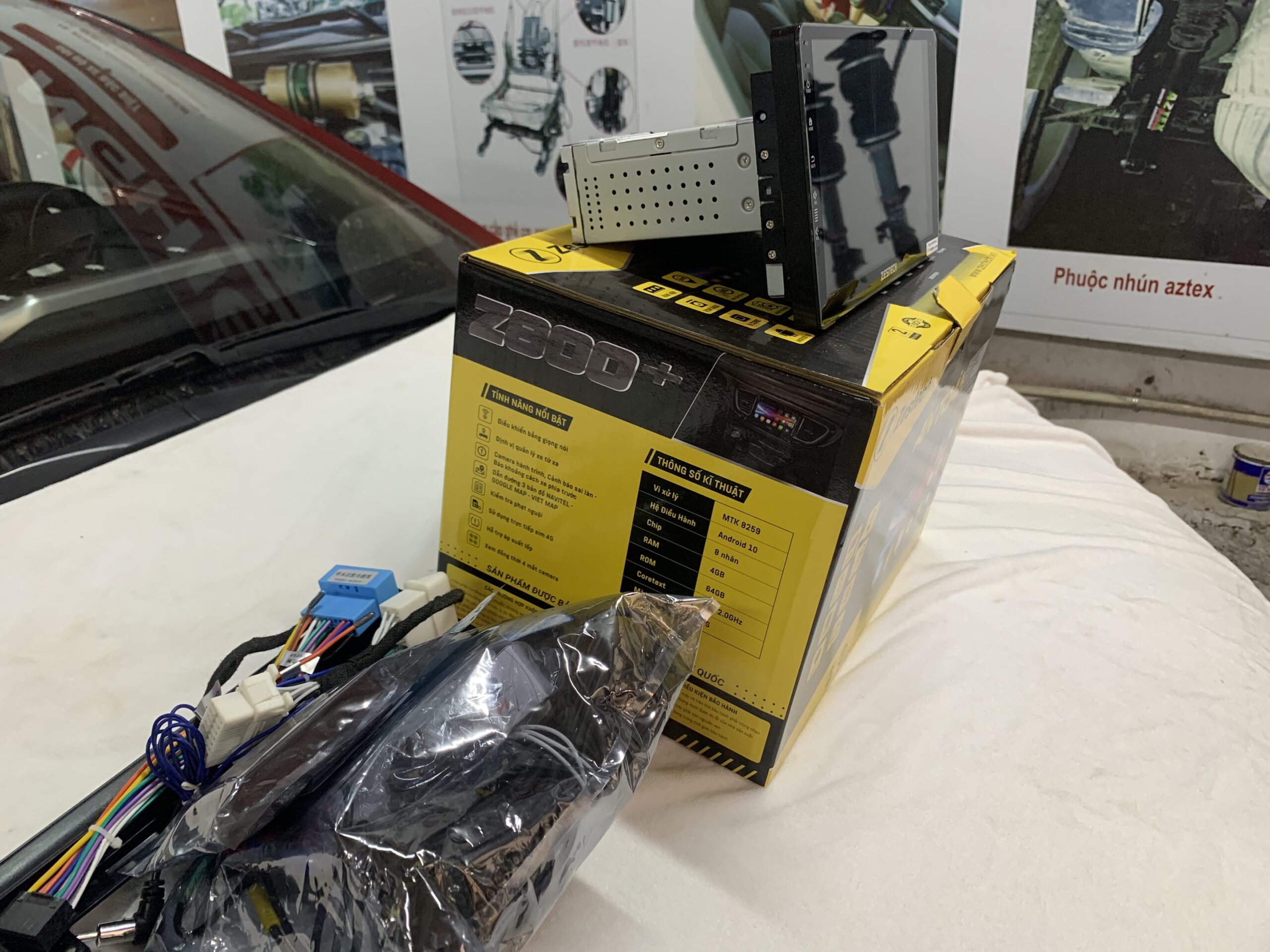 Combo màn hình android Z800 liền camera 360 lắp xe Suzuki XL7 - Ảnh 2