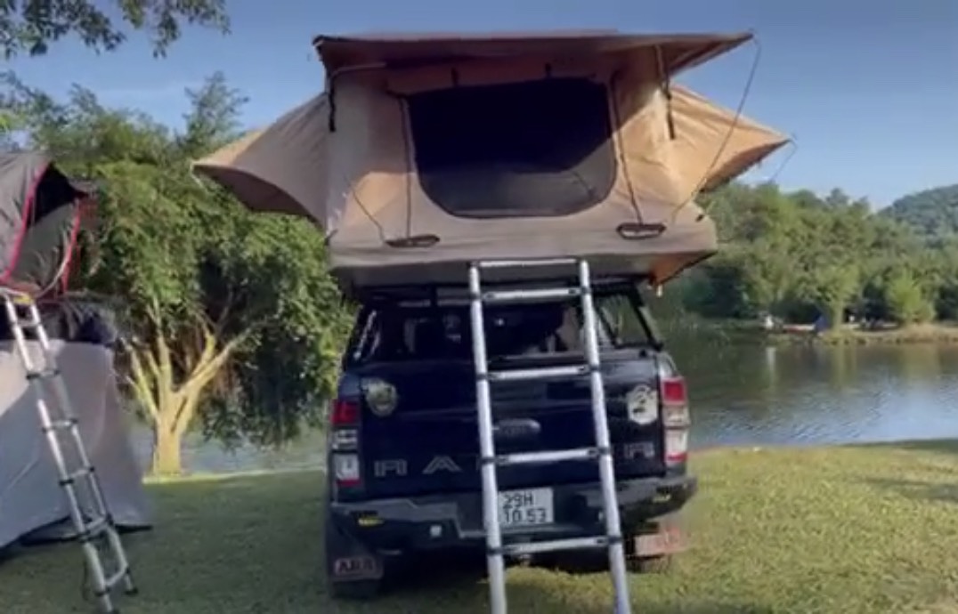 Lều Camping dã ngoại mui cứng OffRoad Taiwan - Ảnh 4