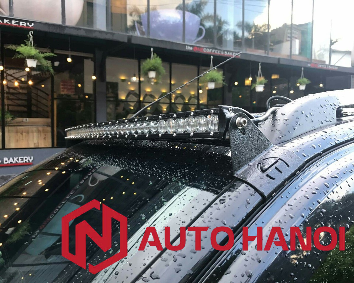 Đèn Ledbar lắp đặt xe Mazda BT-50 phía cản trước - Ảnh 3