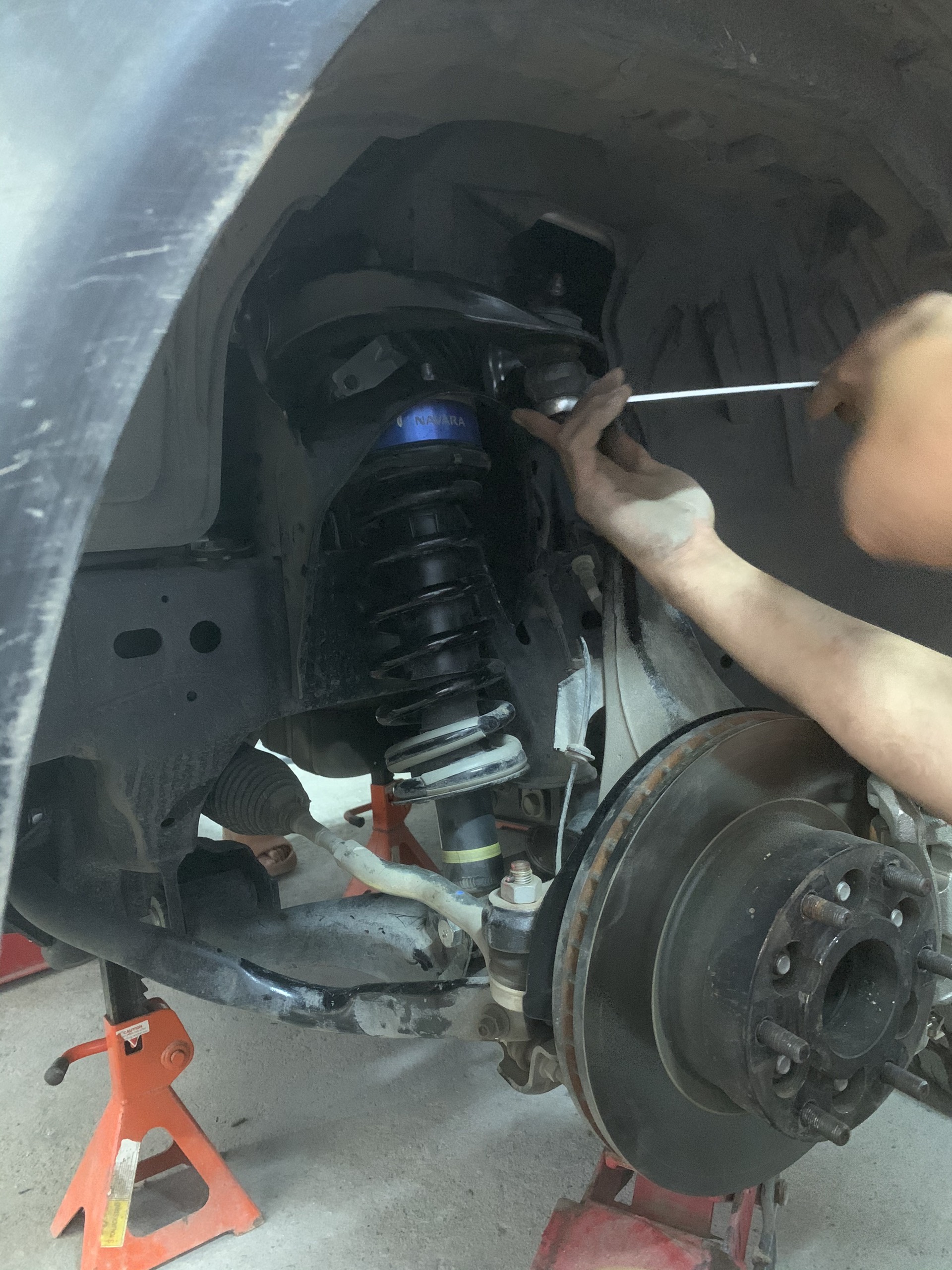 Độ spacer danh cho xe bán tải NAVARA - Ảnh 4