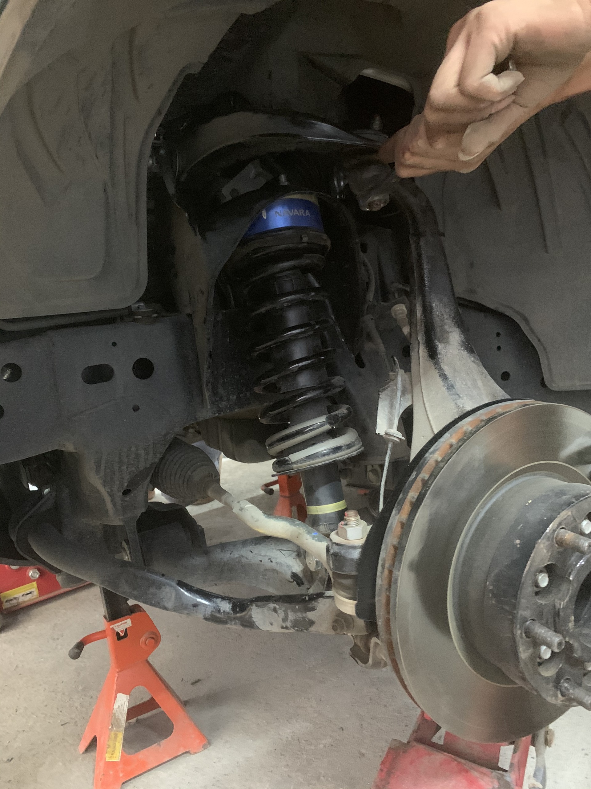 Độ spacer danh cho xe bán tải NAVARA - Ảnh 5