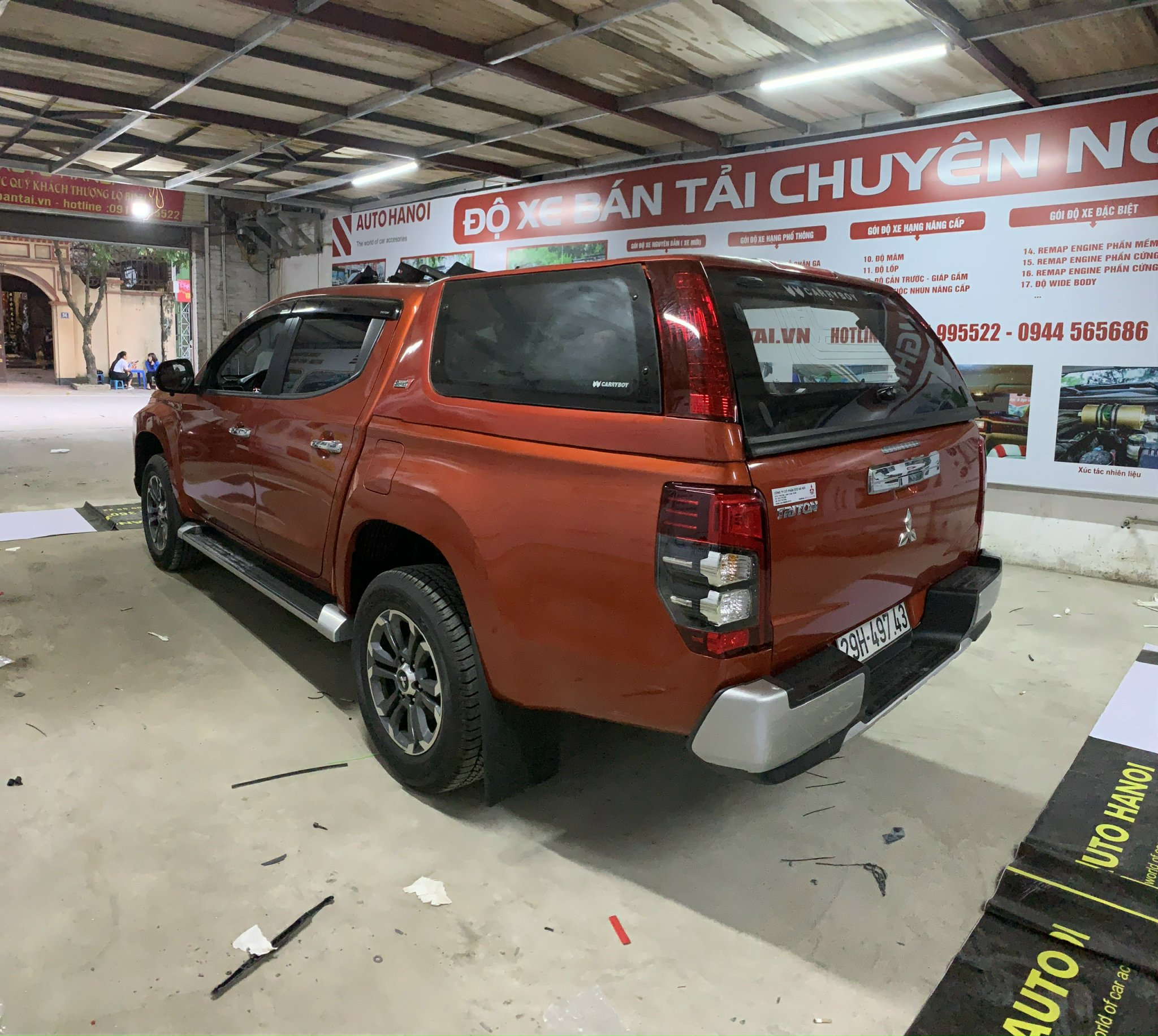 Nắp thùng cao Carryboy cho Triton 2020+ - Ảnh 4