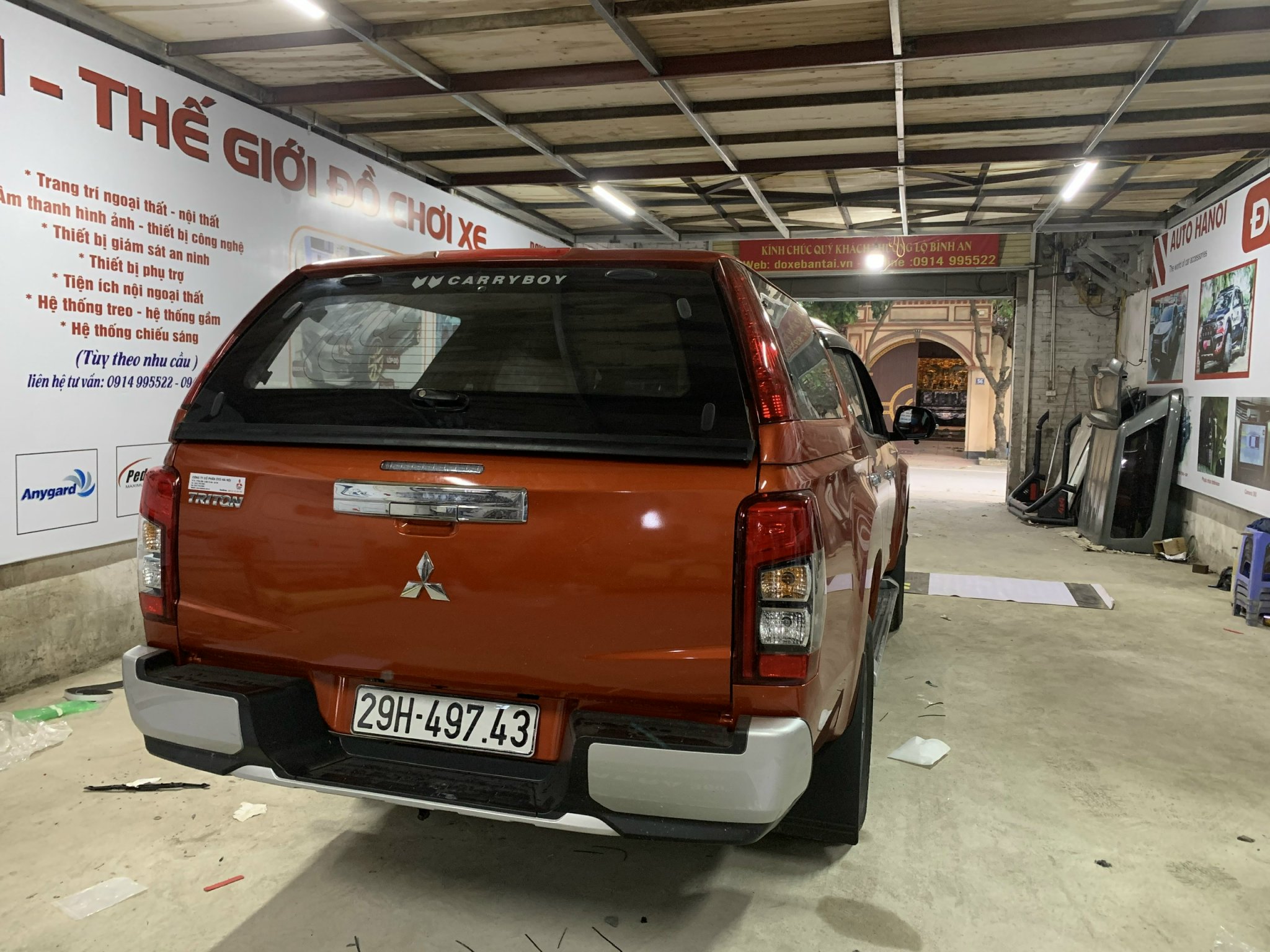 Nắp thùng cao Carryboy cho Triton 2020+ - Ảnh 2