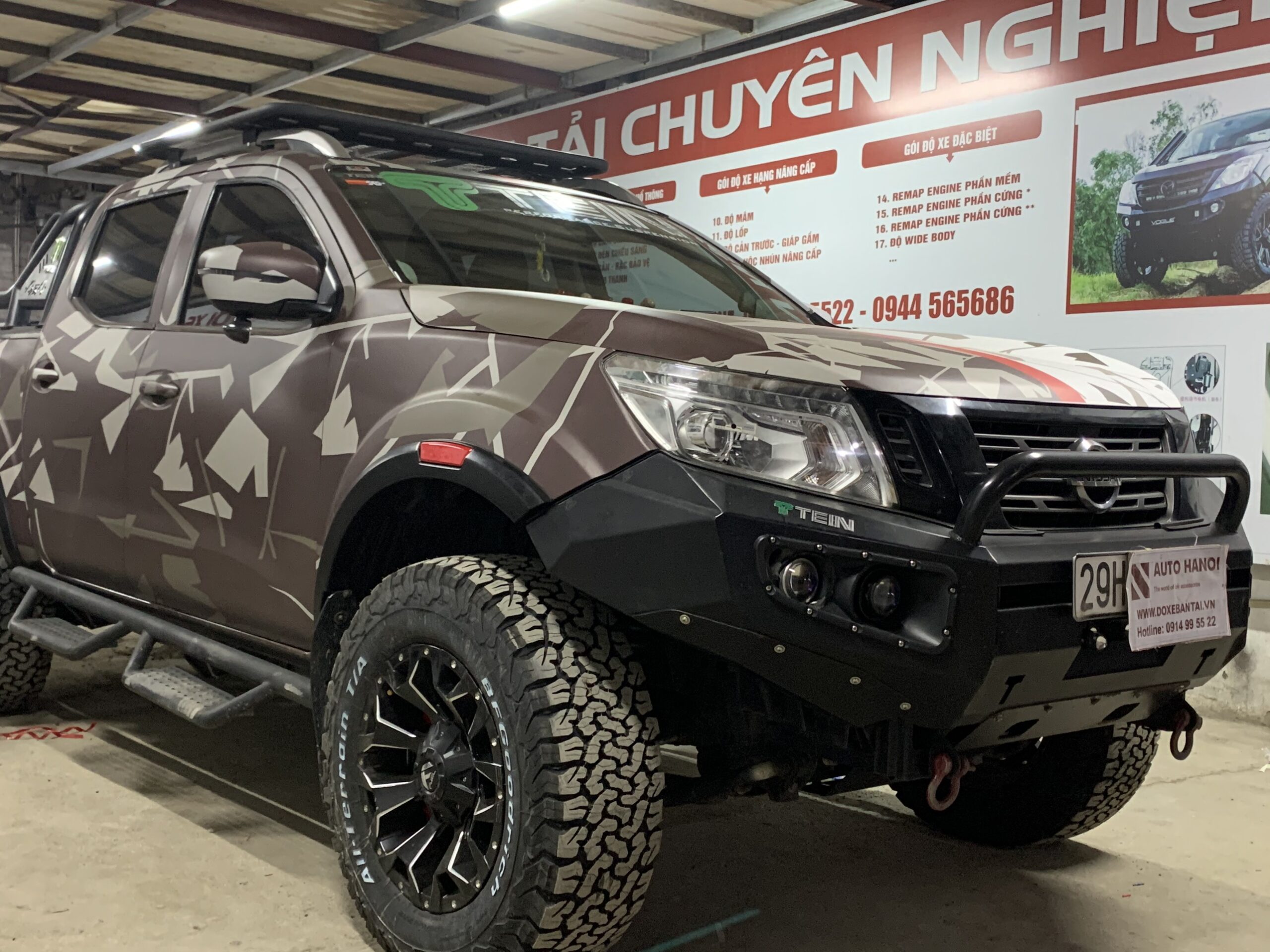 Độ Mâm Fuel và lốp BF Goodrich dành cho Nissan Navara