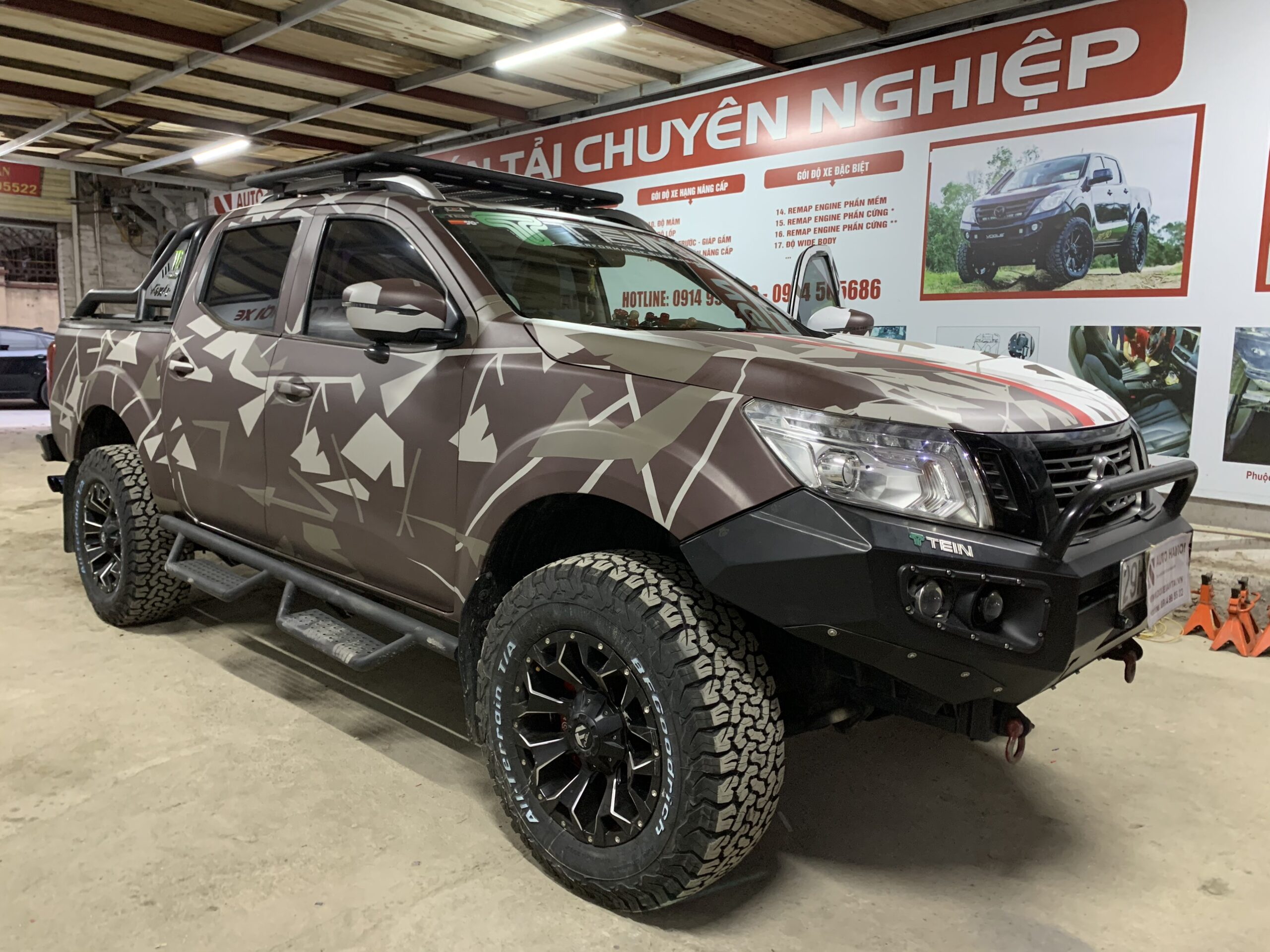 Độ Mâm Fuel và lốp BF Goodrich dành cho Nissan Navara - Ảnh 2