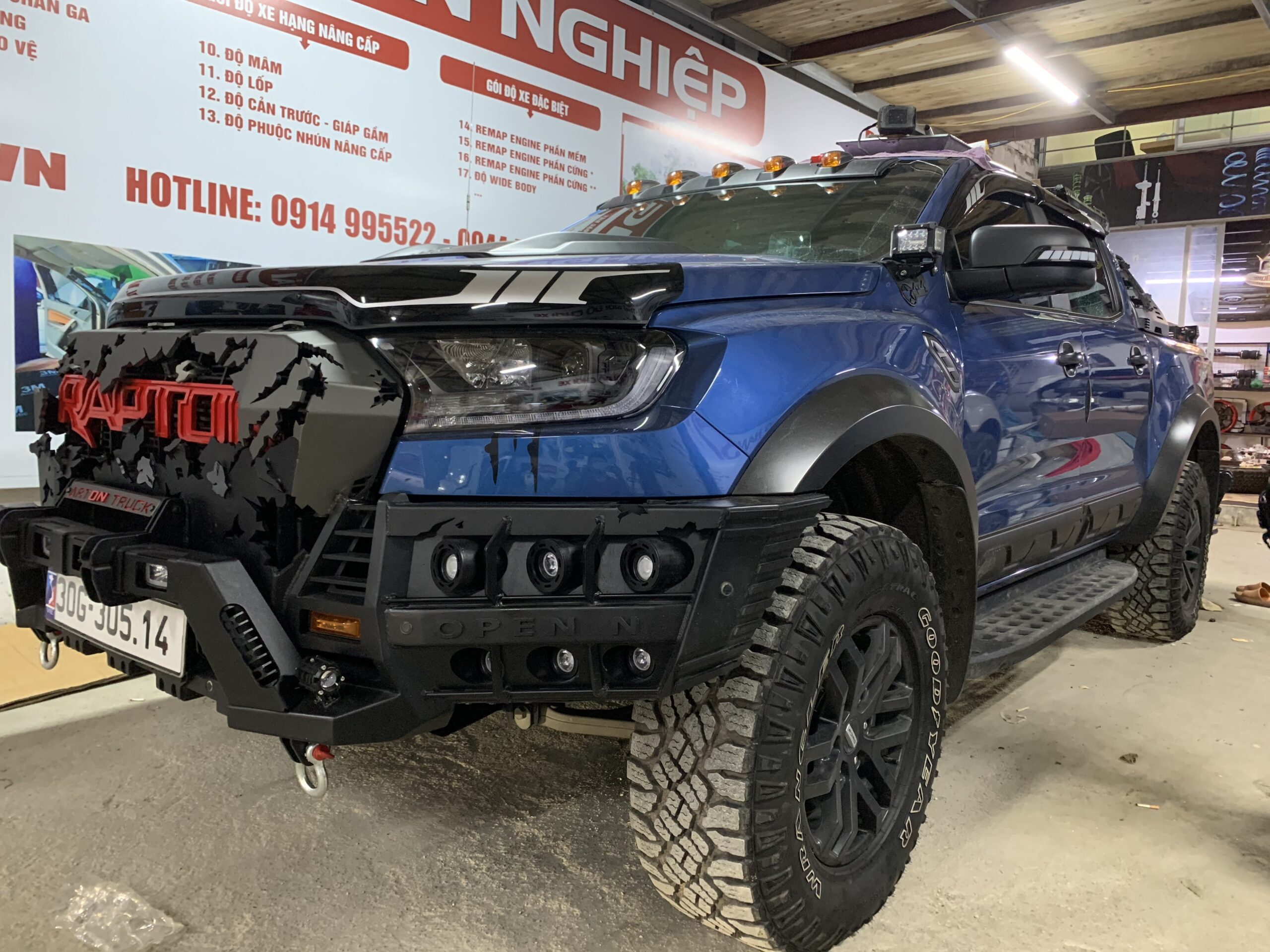 Mâm và lốp BF-Goodrich dành cho Ranger Raptor