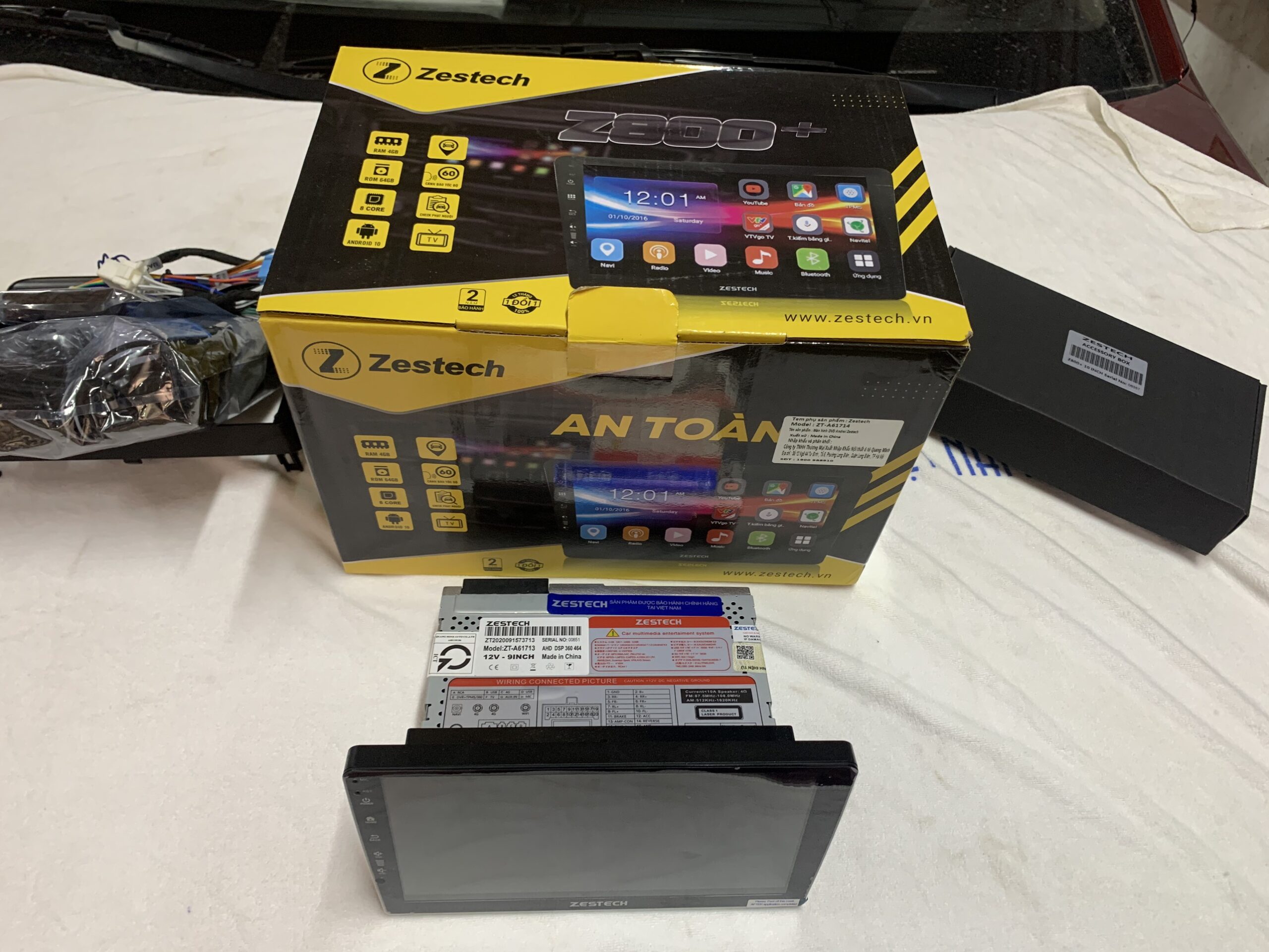 Màn hình Android tích hợp camera 360 dành cho Suzuki XL7