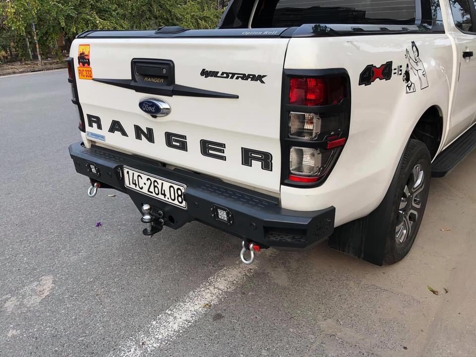 Cản sau đặc Cantech mẫu 01 dành cho Ford Ranger