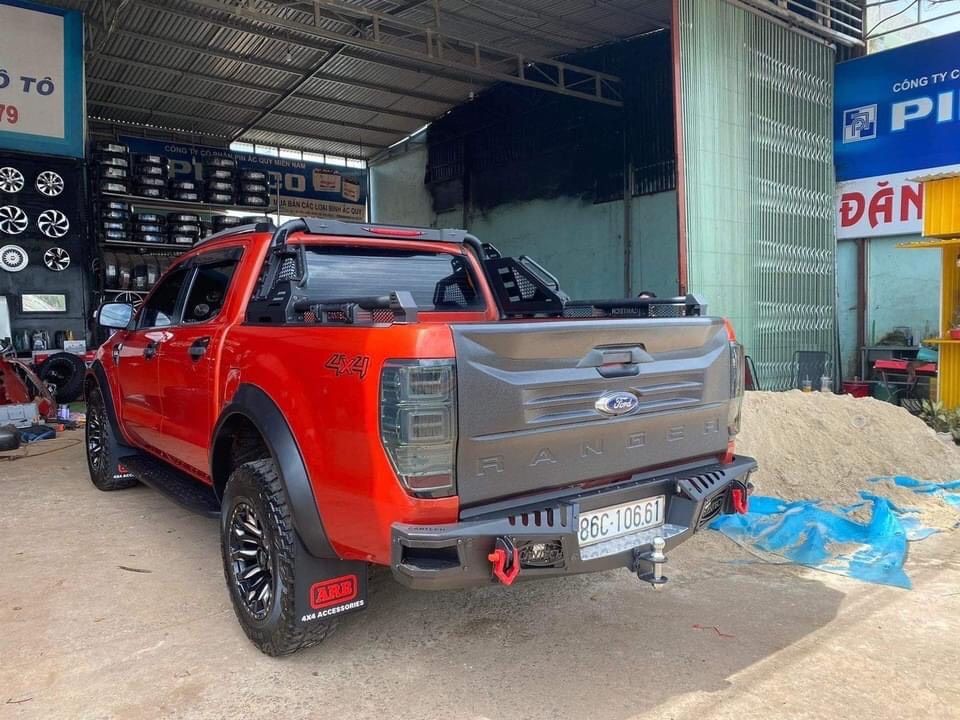 Cản sau Cantech mẫu 05 dành cho Ford Ranger 2015+