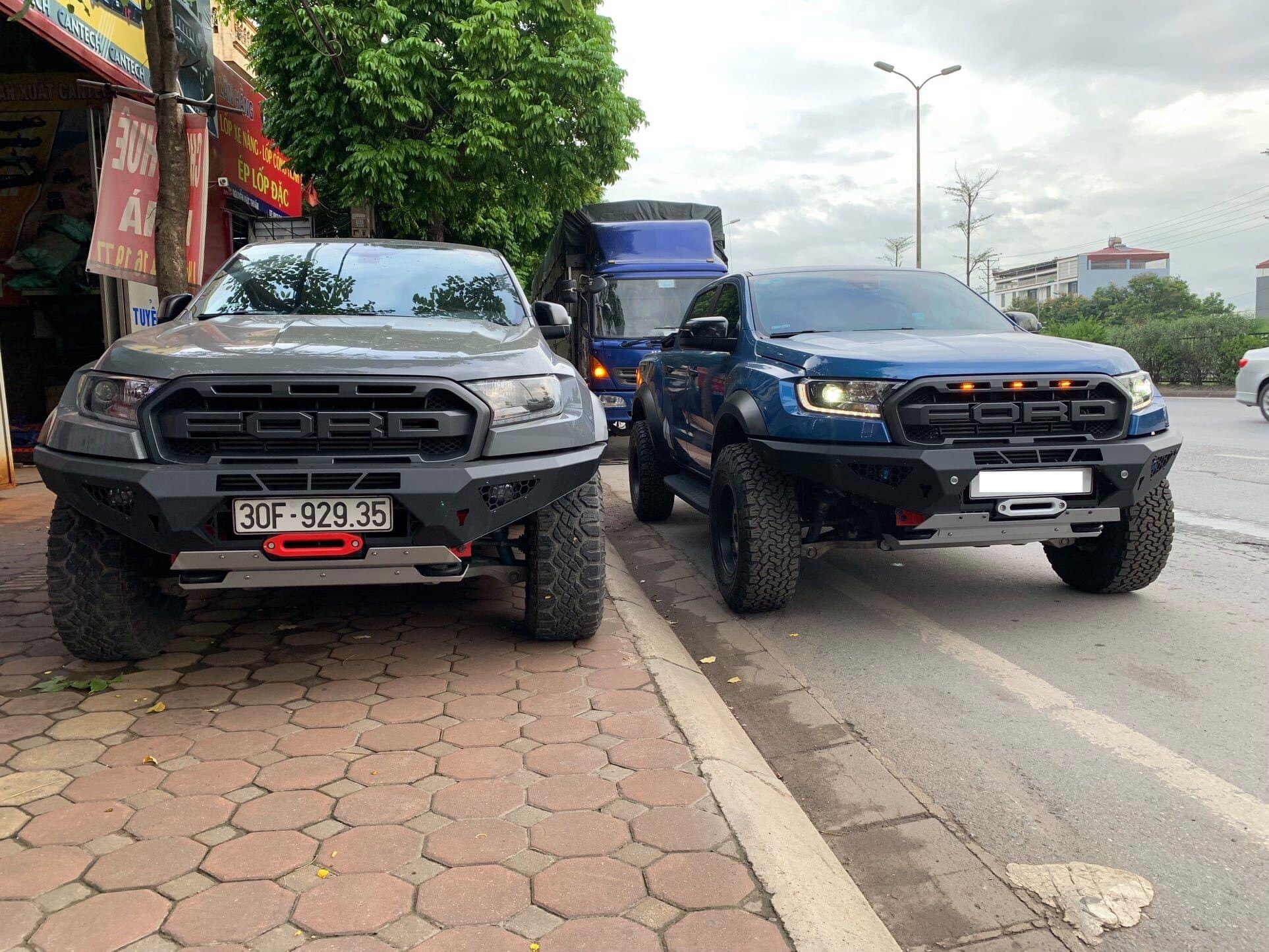 Độ cản trước mẫu 03 Cantech dành cho Ranger Raptor