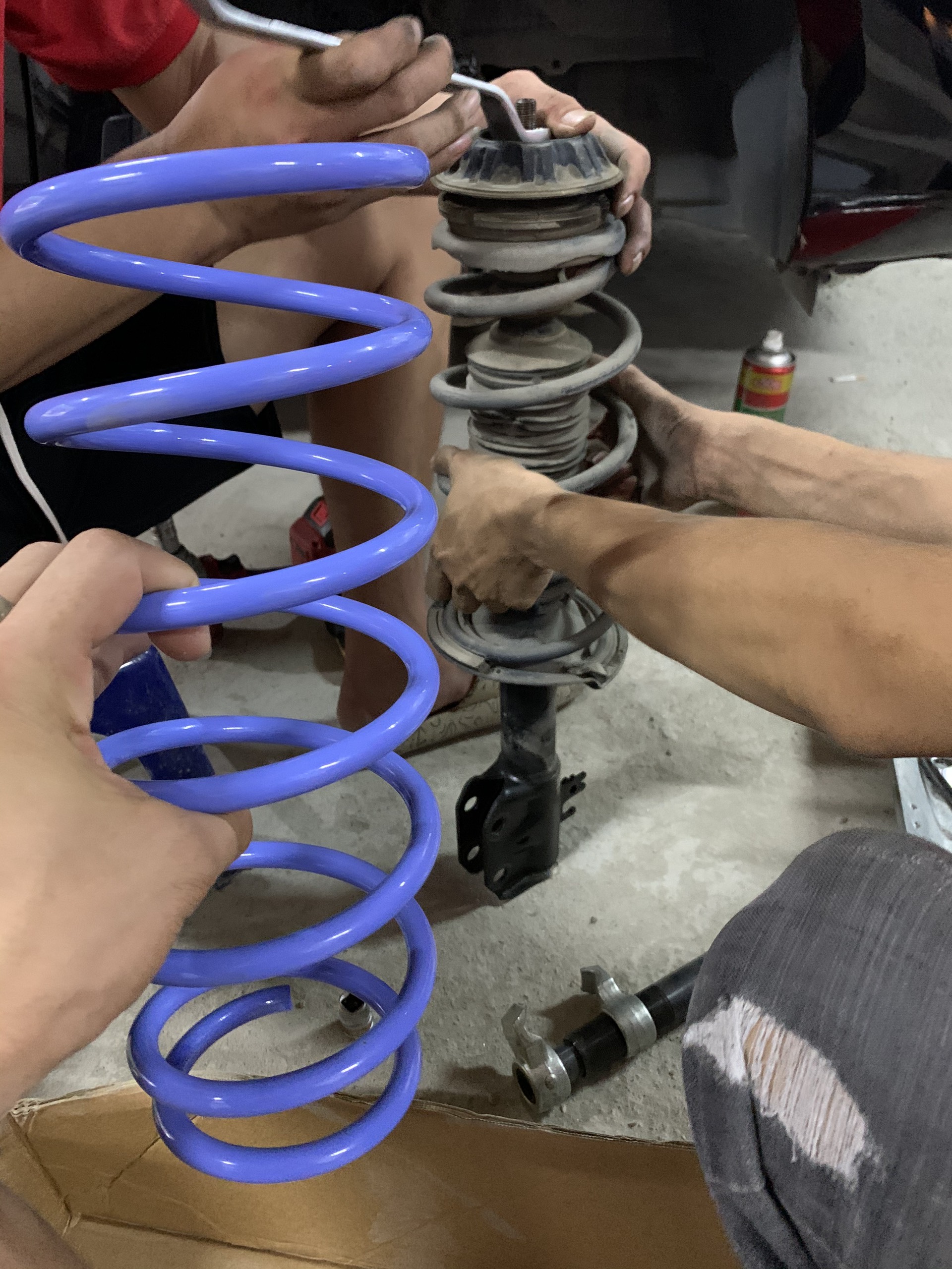 Lò xo hạ gầm Triple S xe Mishubishi Xpander - Ảnh 4