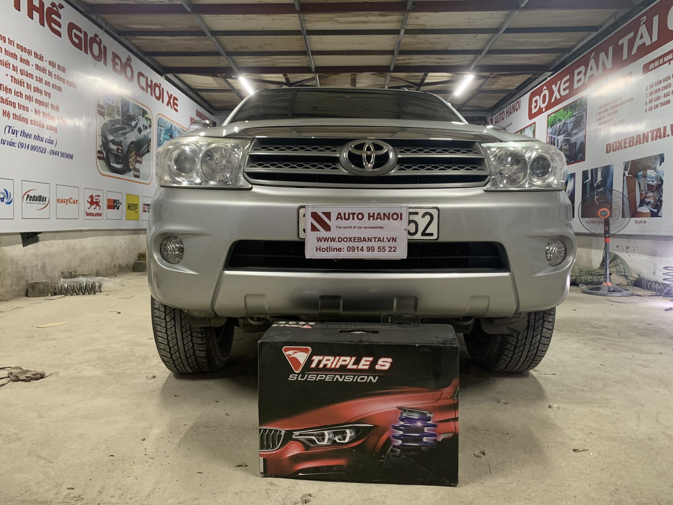 Lò xo hạ gầm Triple S xe Toyota Fortuner - Ảnh 4