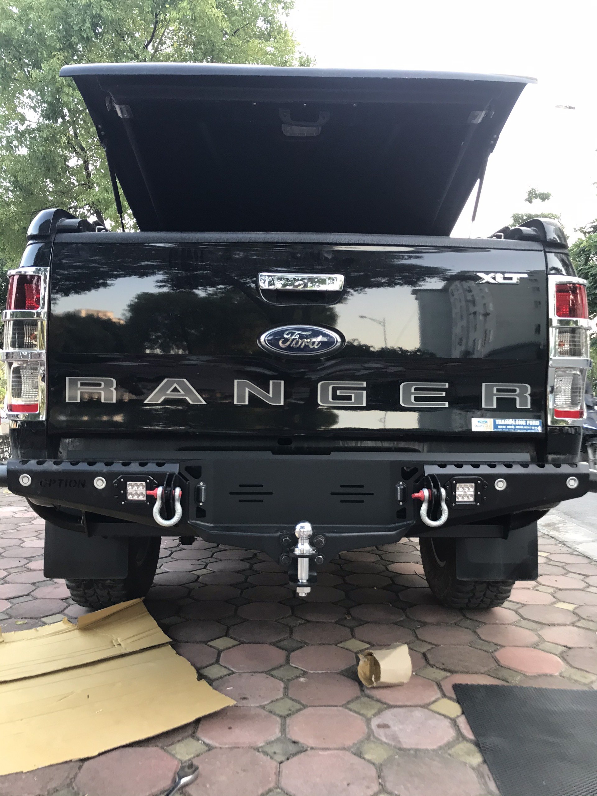 Mẫu cản sau OPTION dành cho Ford Ranger từ 2015+ - Ảnh 4