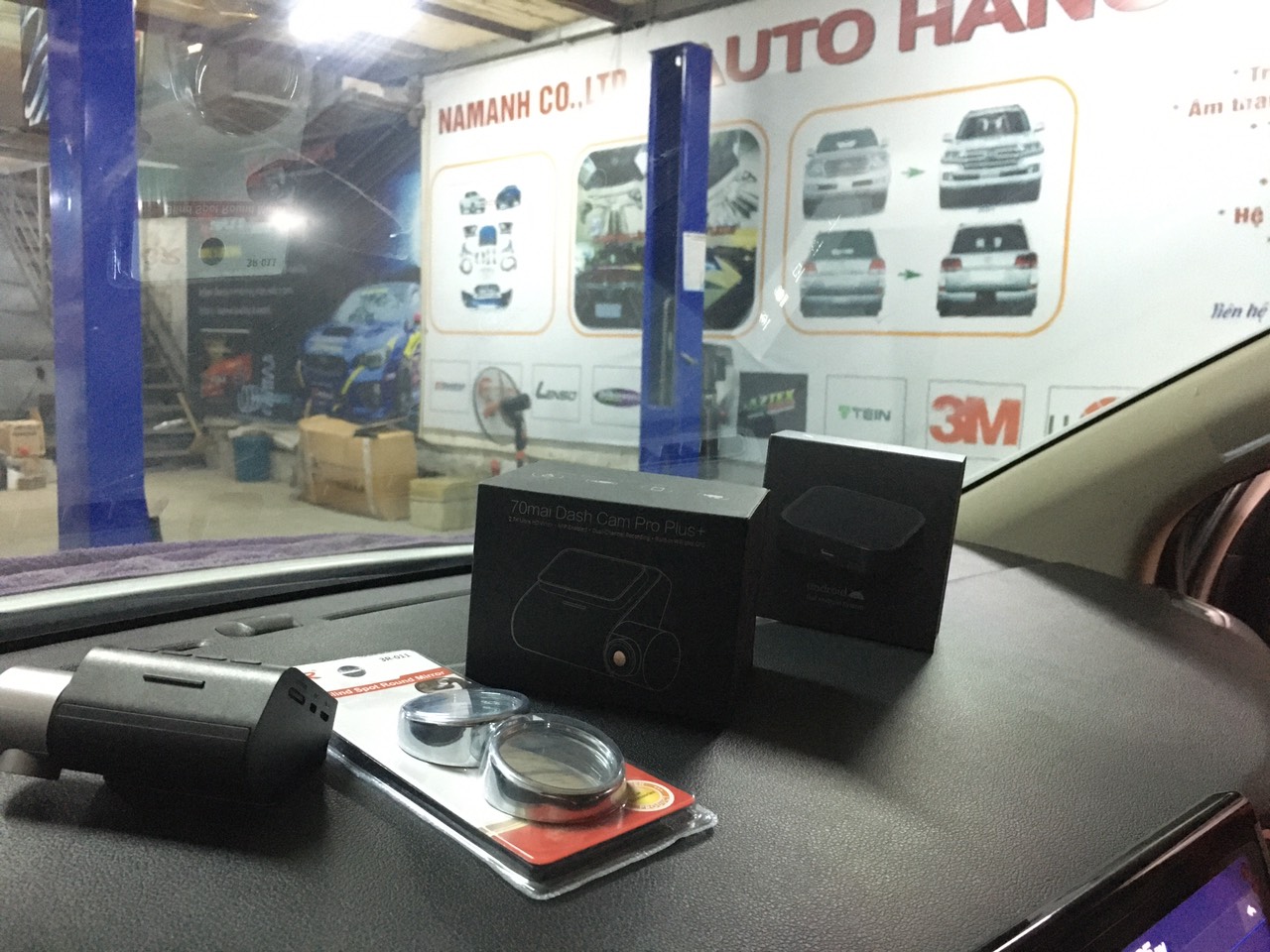 Camera hành trình Xiami 70mai A500s lắp cho Accent 2022