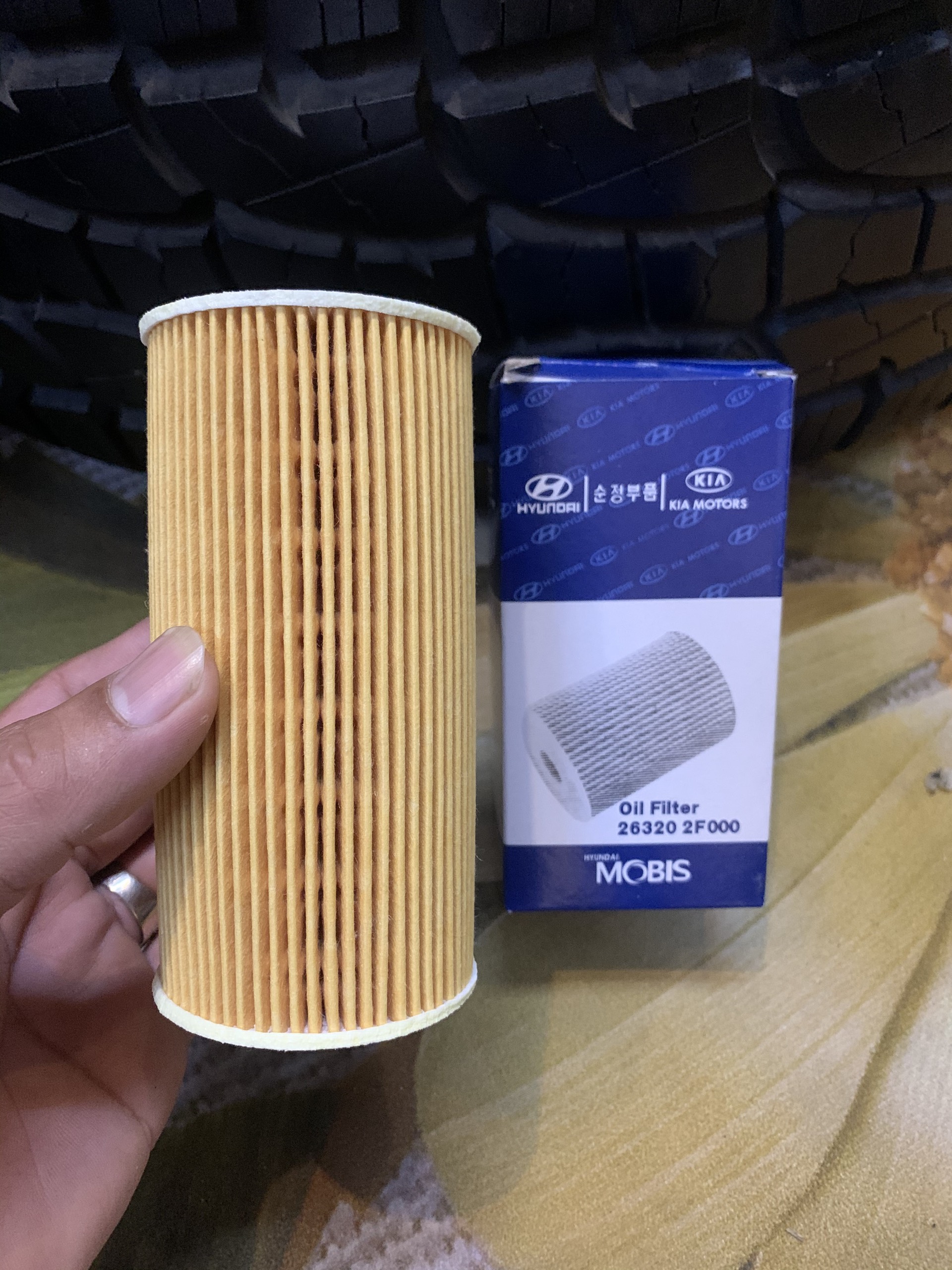 Lọc dầu động cơ Tucson 2019 đến nay - Ảnh 3