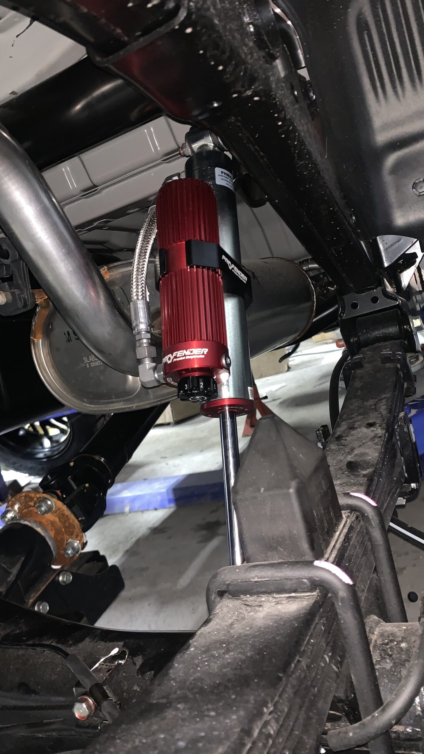 Giảm xóc Profender xe Mitsubishi Triton mã Mono tube chỉnh 8 nấc êm ái - Ảnh 10