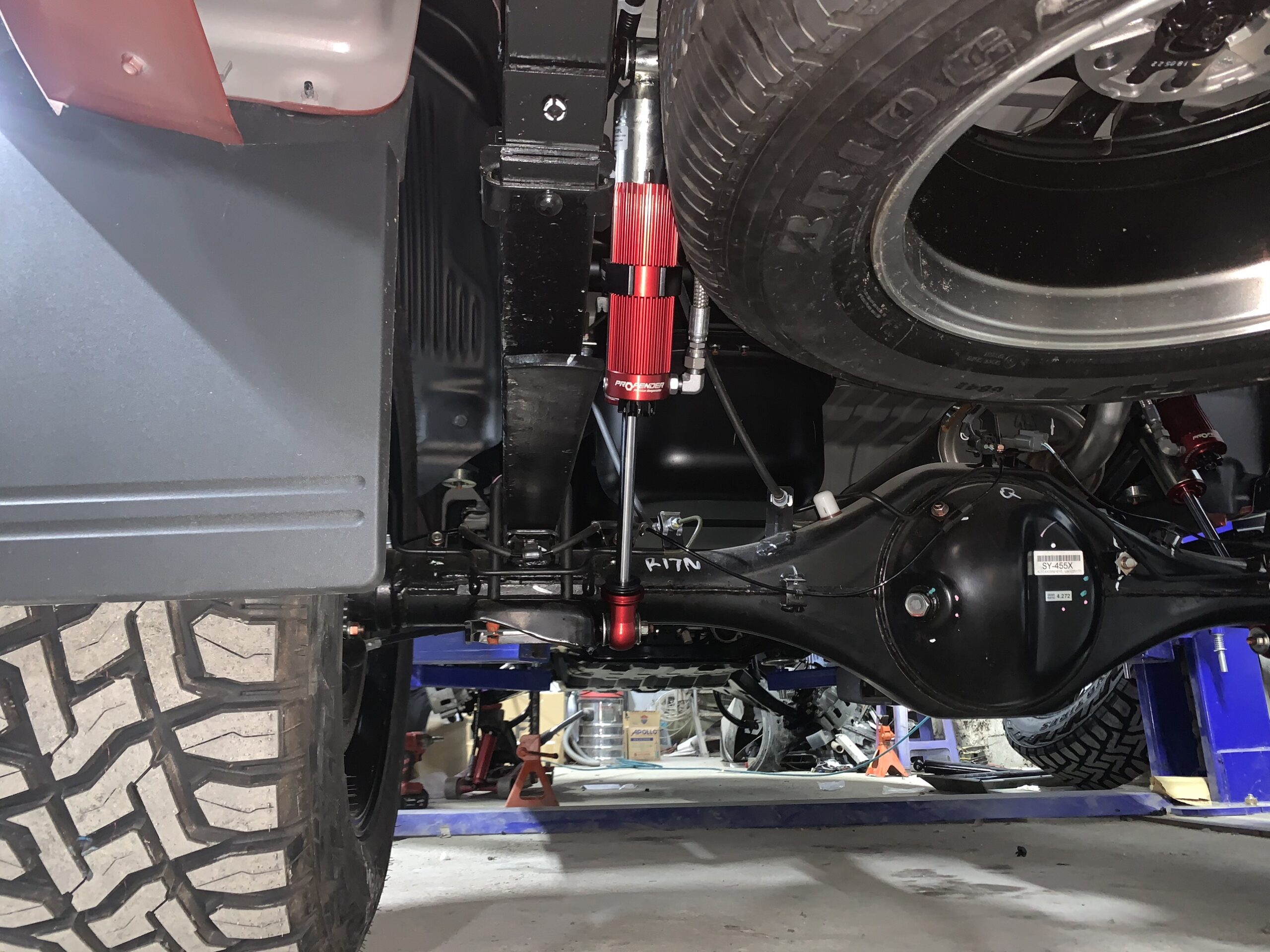 Giảm xóc Profender xe Mitsubishi Triton mã Mono tube chỉnh 8 nấc êm ái - Ảnh 8