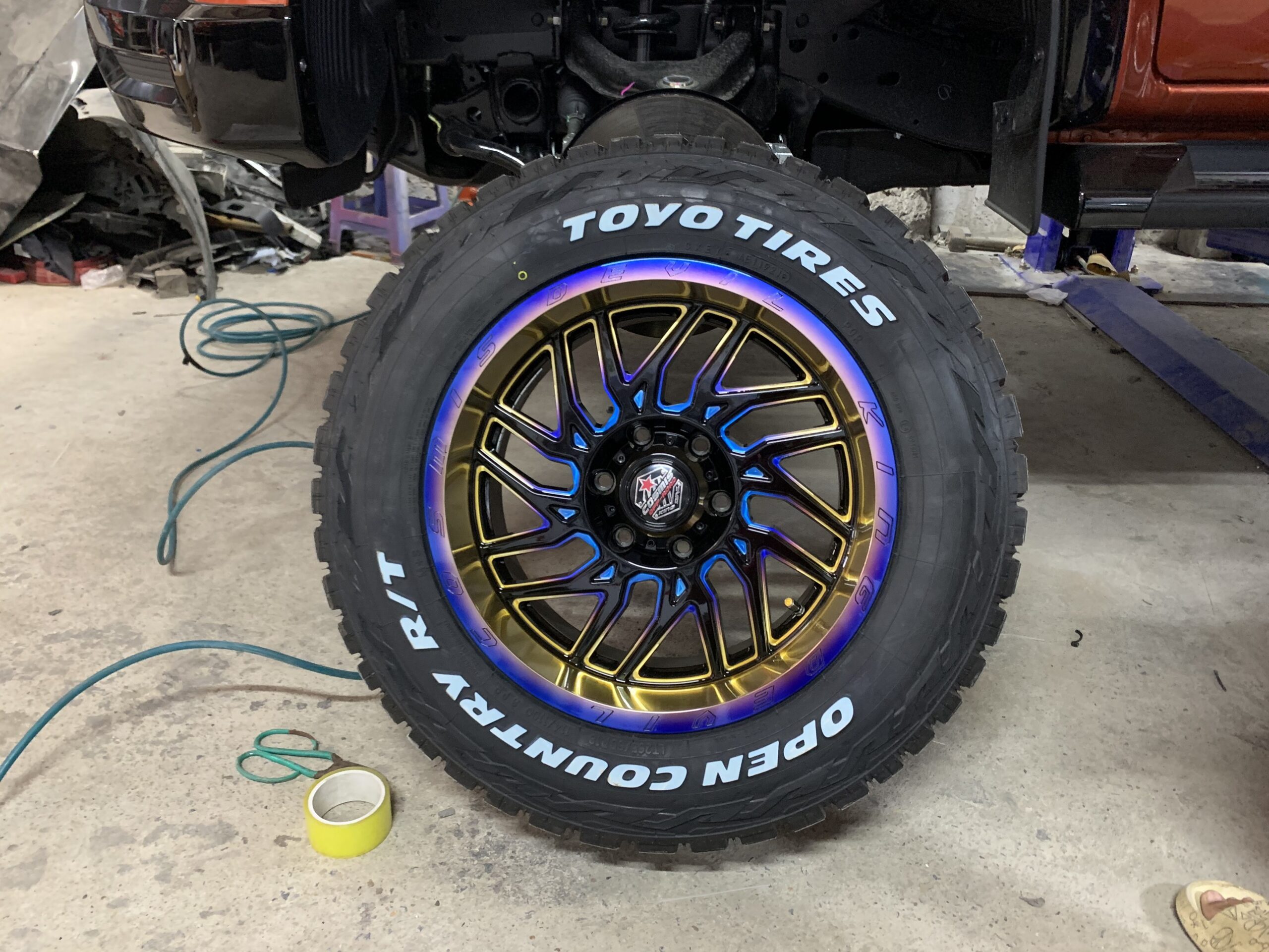 Bộ mâm + lốp lắp cho Mishubishi Triton Athele