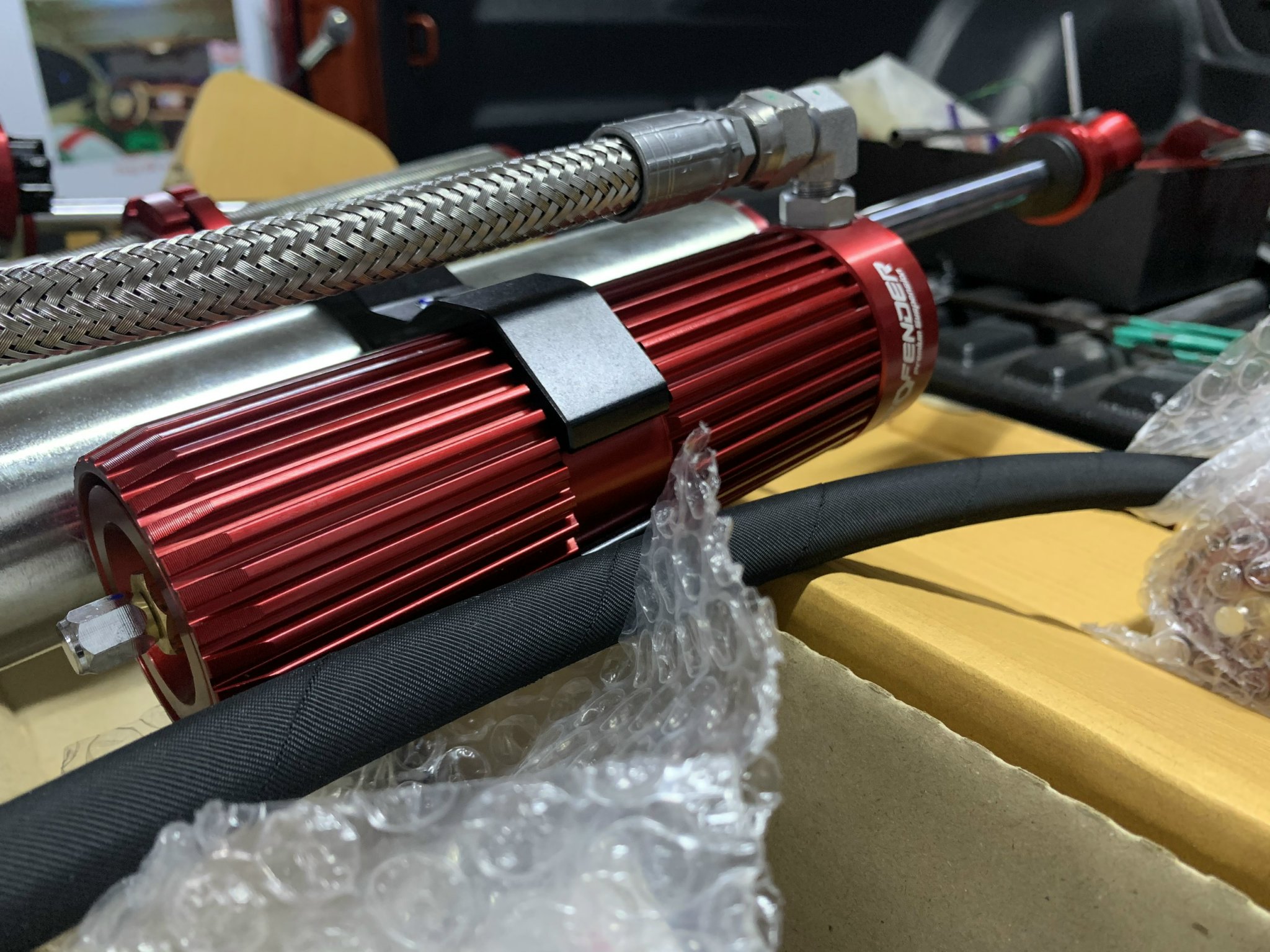 Giảm xóc Profender xe Mitsubishi Triton mã Mono tube chỉnh 8 nấc êm ái - Ảnh 7