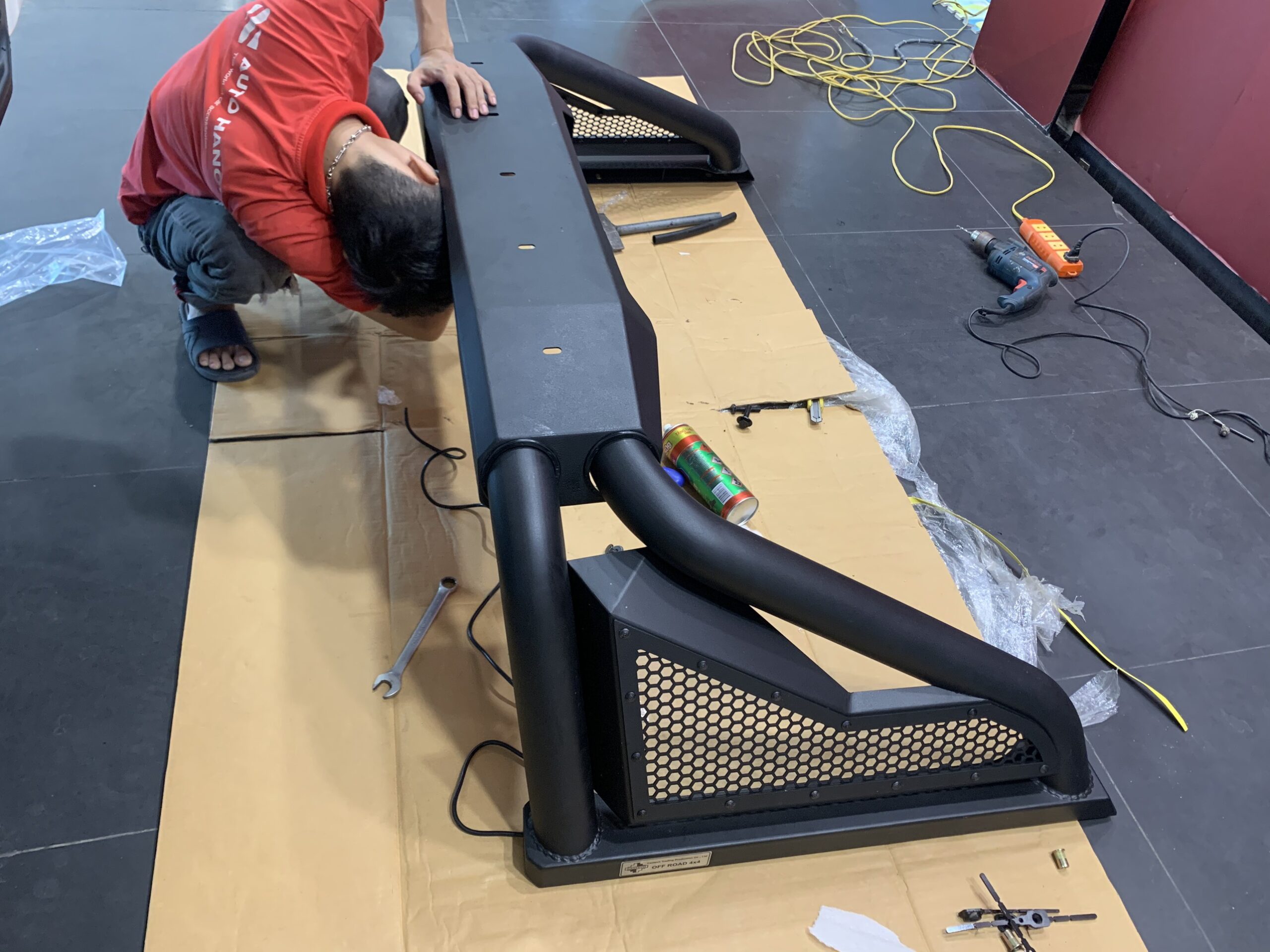 Thanh thể thao off road 4x4 nắp cho Nissan Navara - Ảnh 3