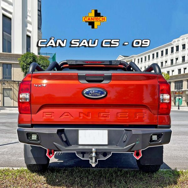 Cản sau Ranger  mẫu CSS-09 nắp  cho 2023