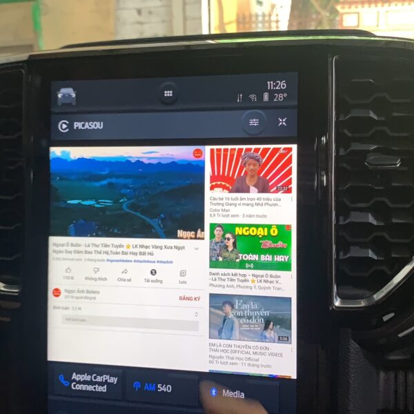 Alternative view of Màn hình Zin Ranger 2023 lắp Android Box