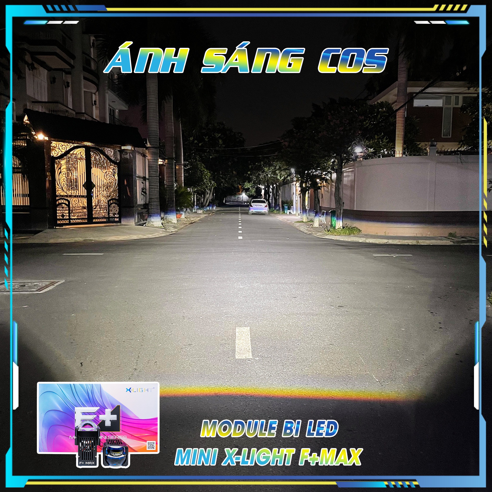 Đèn bi pha led Xlight F+ , Pro và Ultra led 1.8inch - Ảnh 2