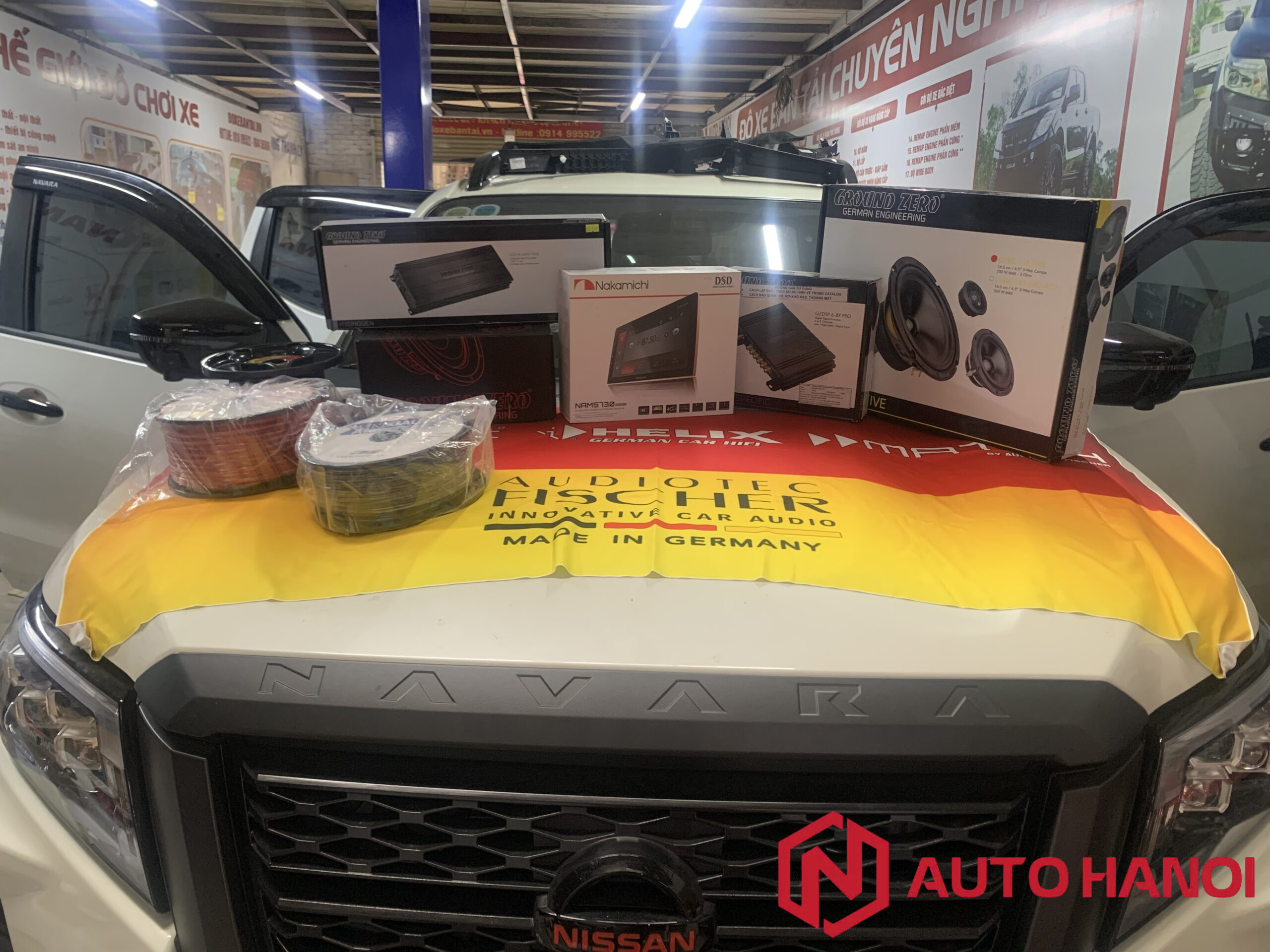 âm thanh xe Nissan Navara Pro4X