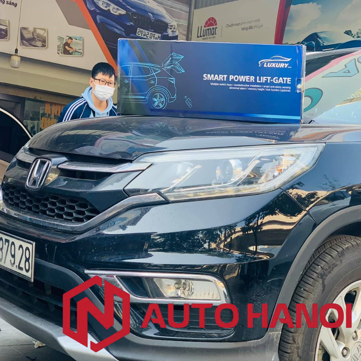 Độ cốp điện tự động cho xe Honda CRV - Ảnh 2