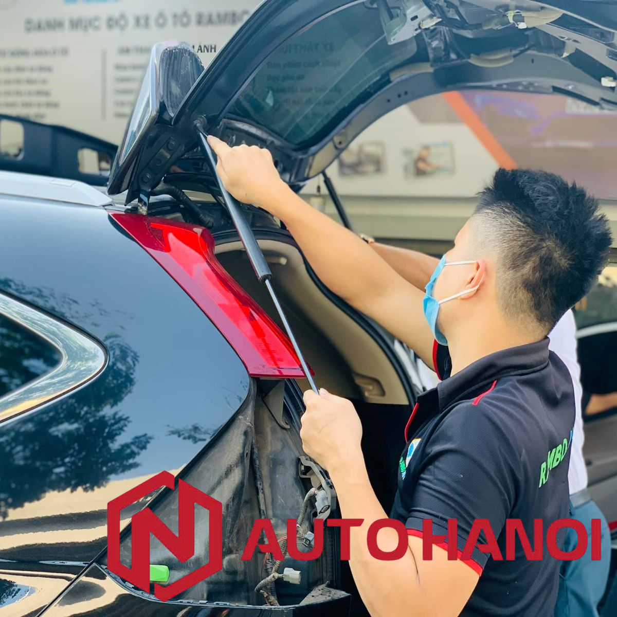 Độ cốp điện tự động cho xe Honda CRV - Ảnh 3