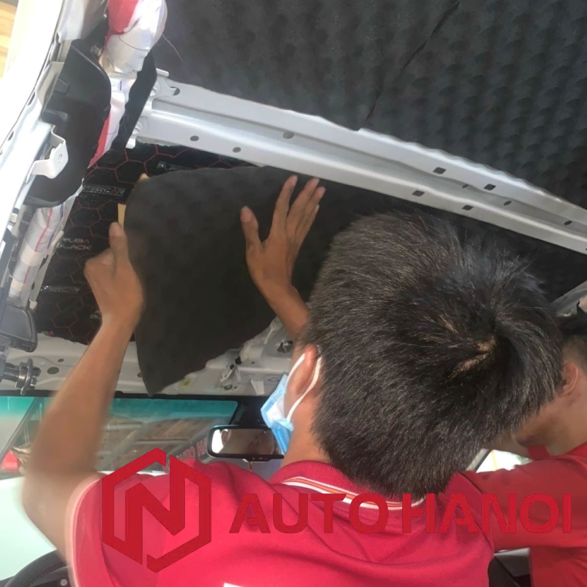 Chống ồn nóc xe 2 lớp