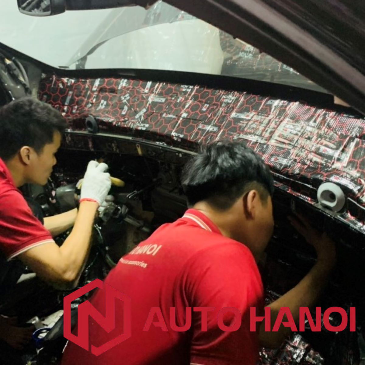 Chống ồn khoang máy bên trong Cabin 4 lớp