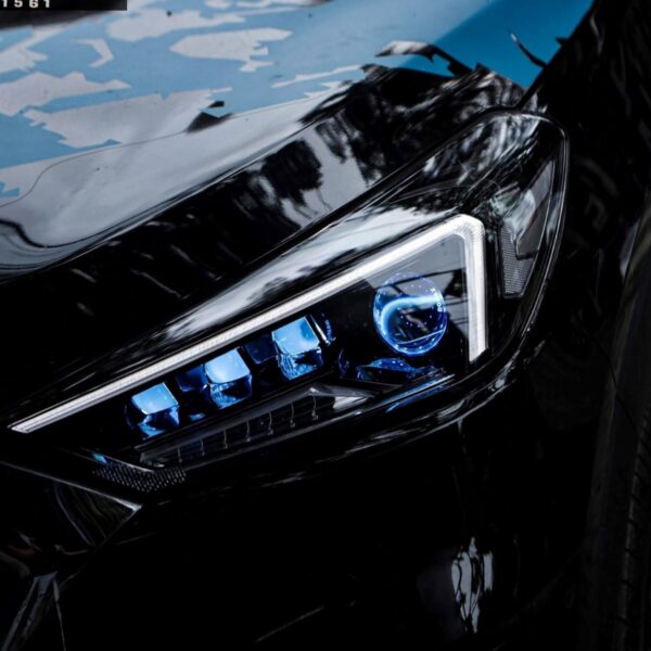 Độ đèn tăng sáng xe Hyundai Santafe