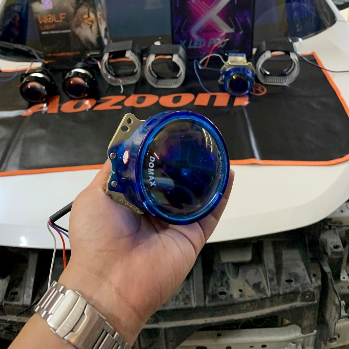 Độ đèn tăng sáng xe Mitsubishi Xpander - Ảnh 3