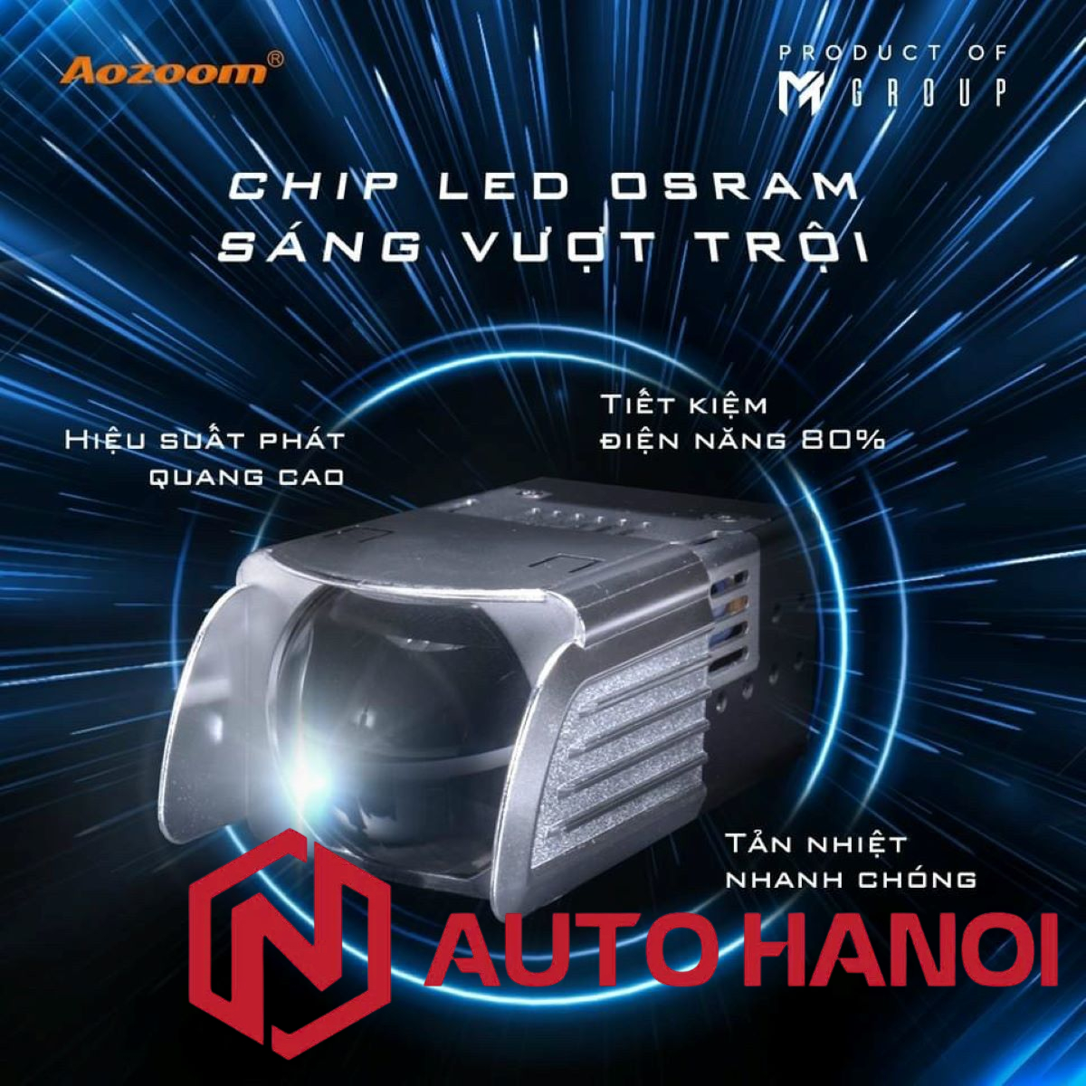 ĐÈN BI LASER THOR LIGHT 1.8 INCH AOZOOM