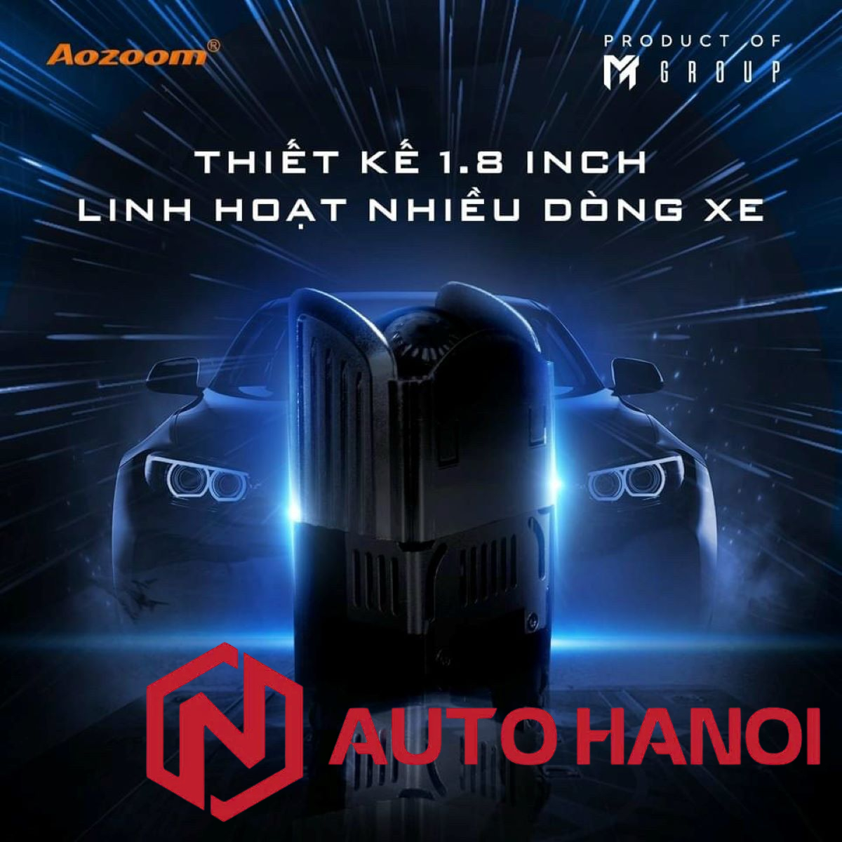 ĐÈN BI LASER THOR LIGHT 1.8 INCH AOZOOM - Ảnh 5