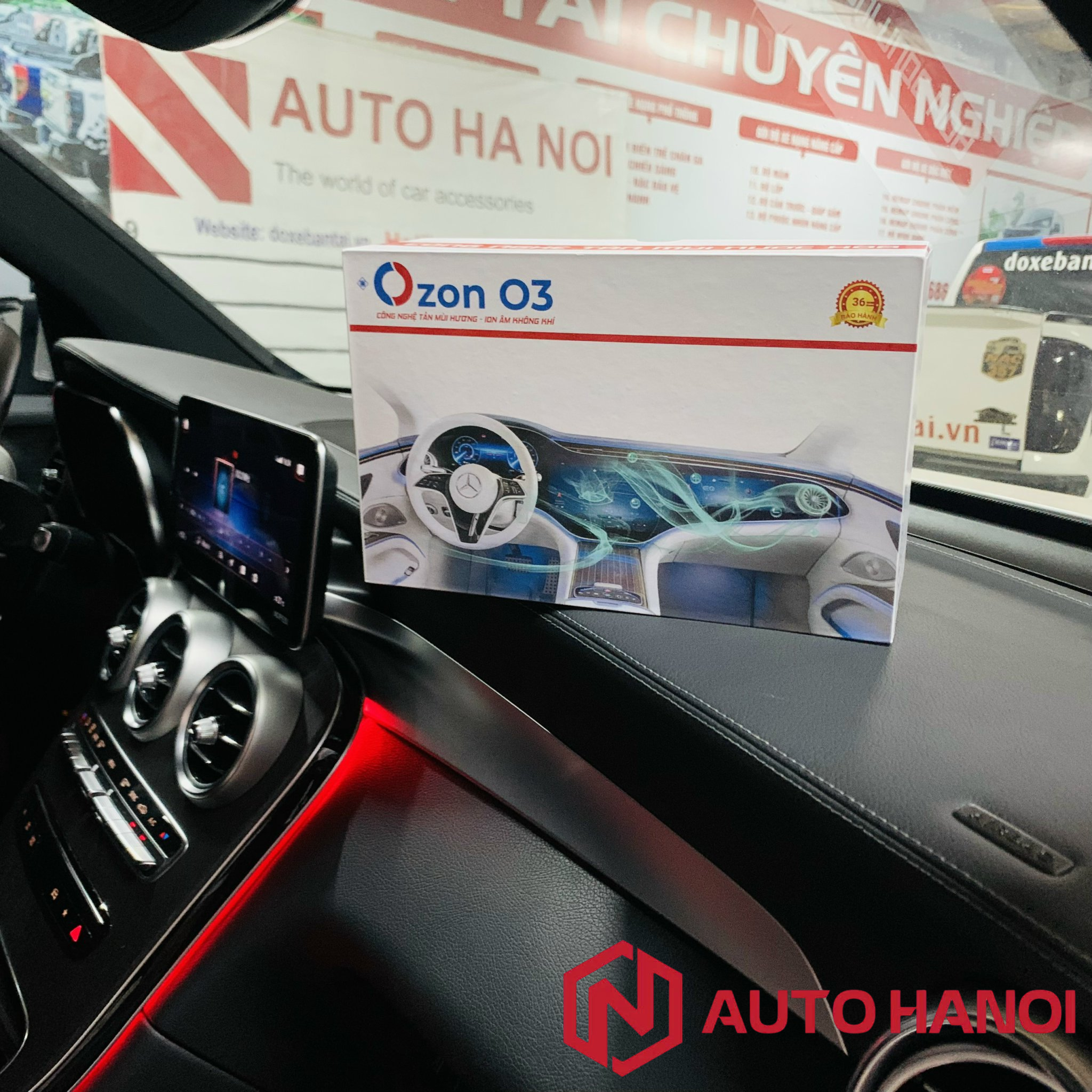 Bộ Tán Mùi Nước Hoa Và Tạo Ion Âm Ozon O3 Công Nghệ Mercedes Air Balance