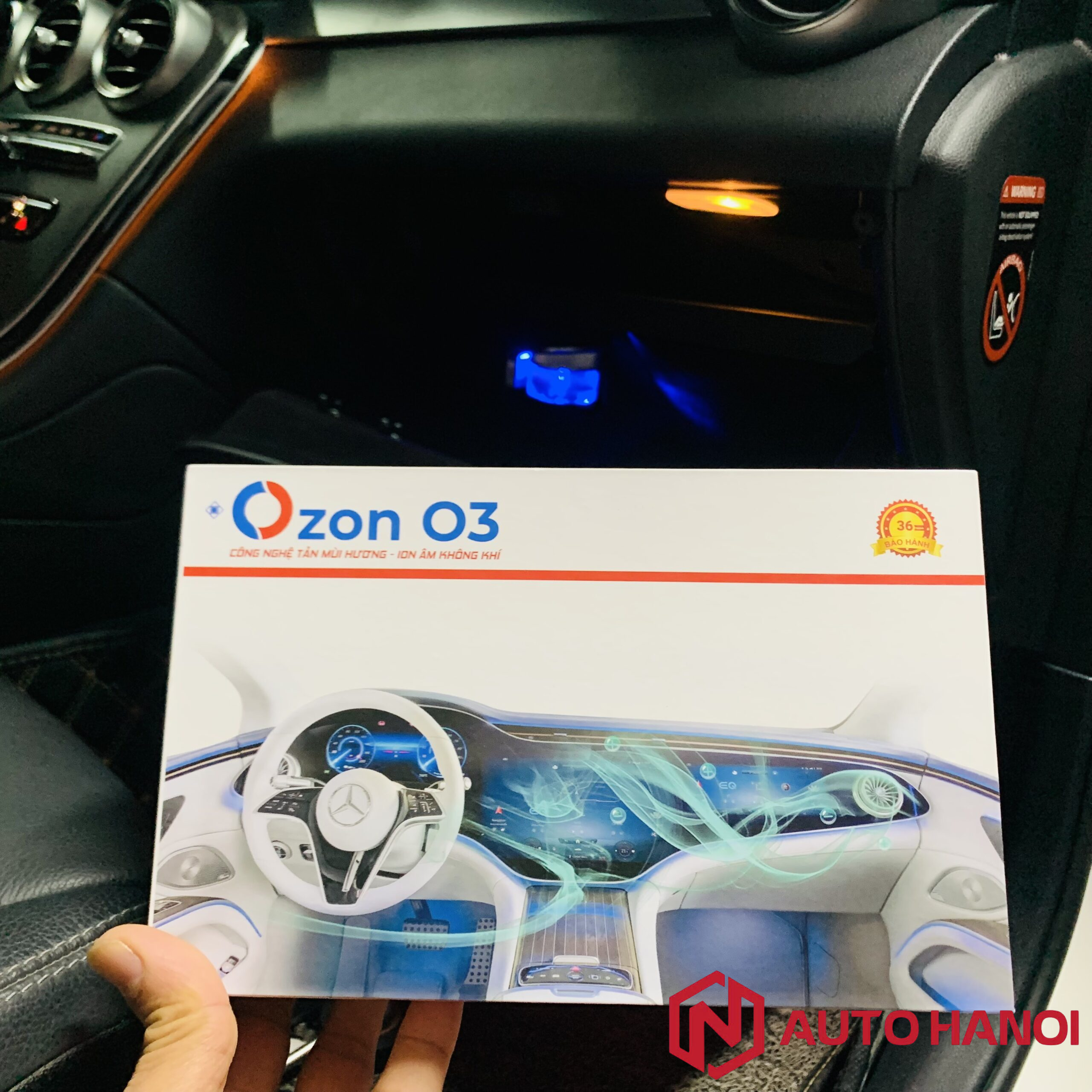 Bộ Tán Mùi Nước Hoa Và Tạo Ion Âm Ozon O3 Công Nghệ Mercedes Air Balance - Ảnh 3