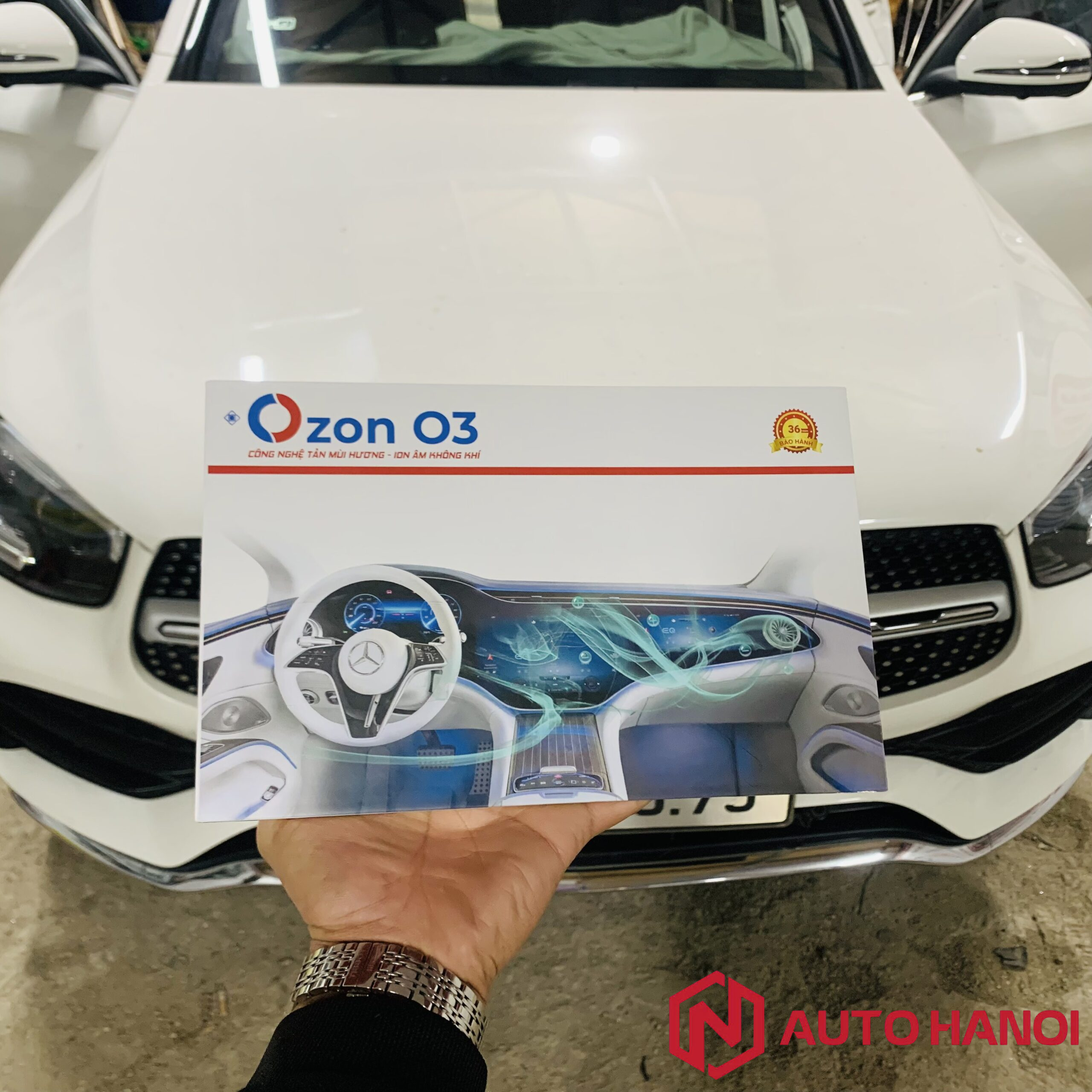 Bộ Tán Mùi Nước Hoa Và Tạo Ion Âm Ozon O3 Công Nghệ Mercedes Air Balance - Ảnh 4