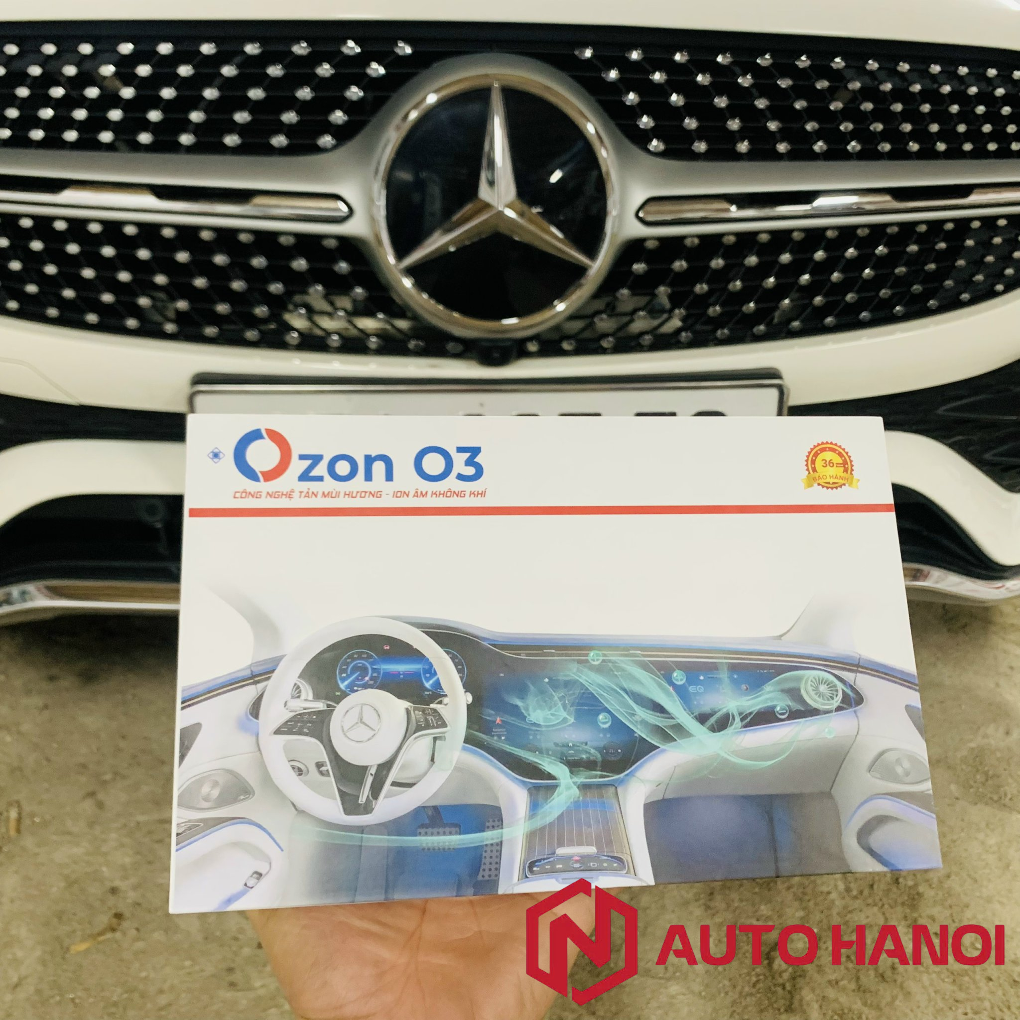 Bộ Tán Mùi Nước Hoa Và Tạo Ion Âm Ozon O3 Công Nghệ Mercedes Air Balance - Ảnh 5