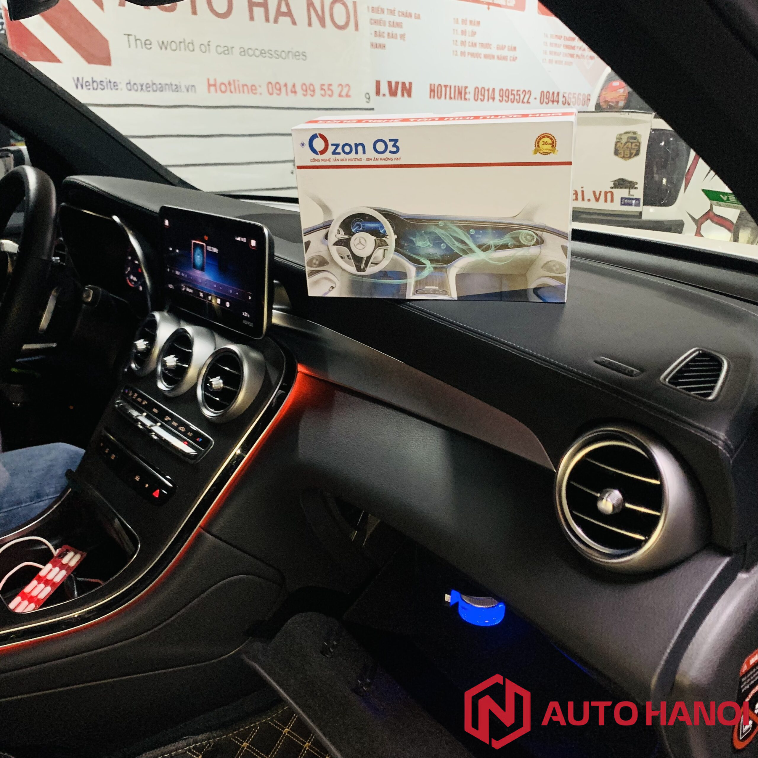 Bộ Tán Mùi Nước Hoa Và Tạo Ion Âm Ozon O3 Công Nghệ Mercedes Air Balance - Ảnh 7